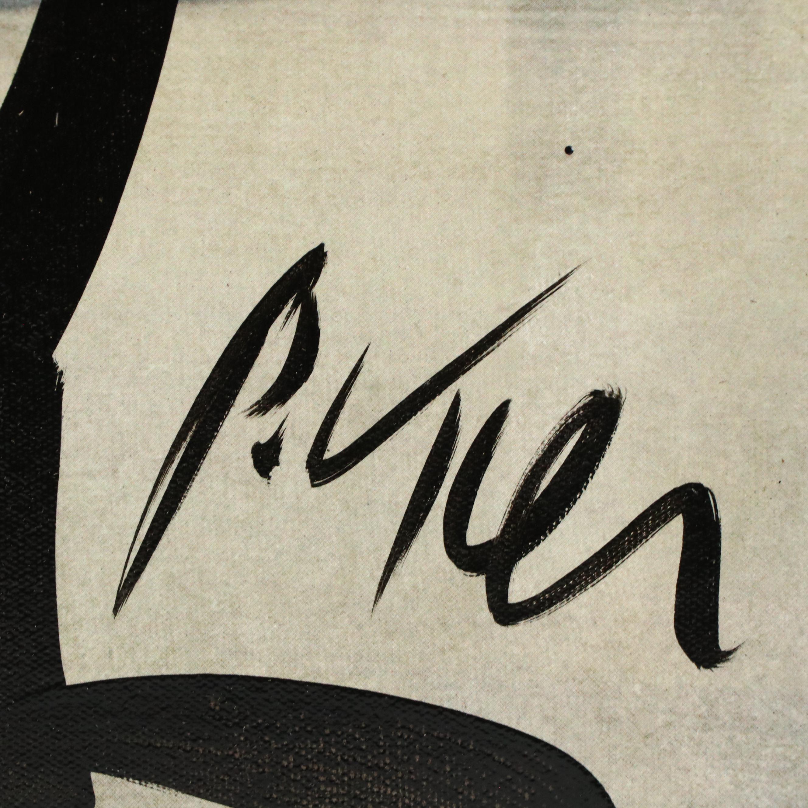 Peter Keil Stylized Acrylic Portrait