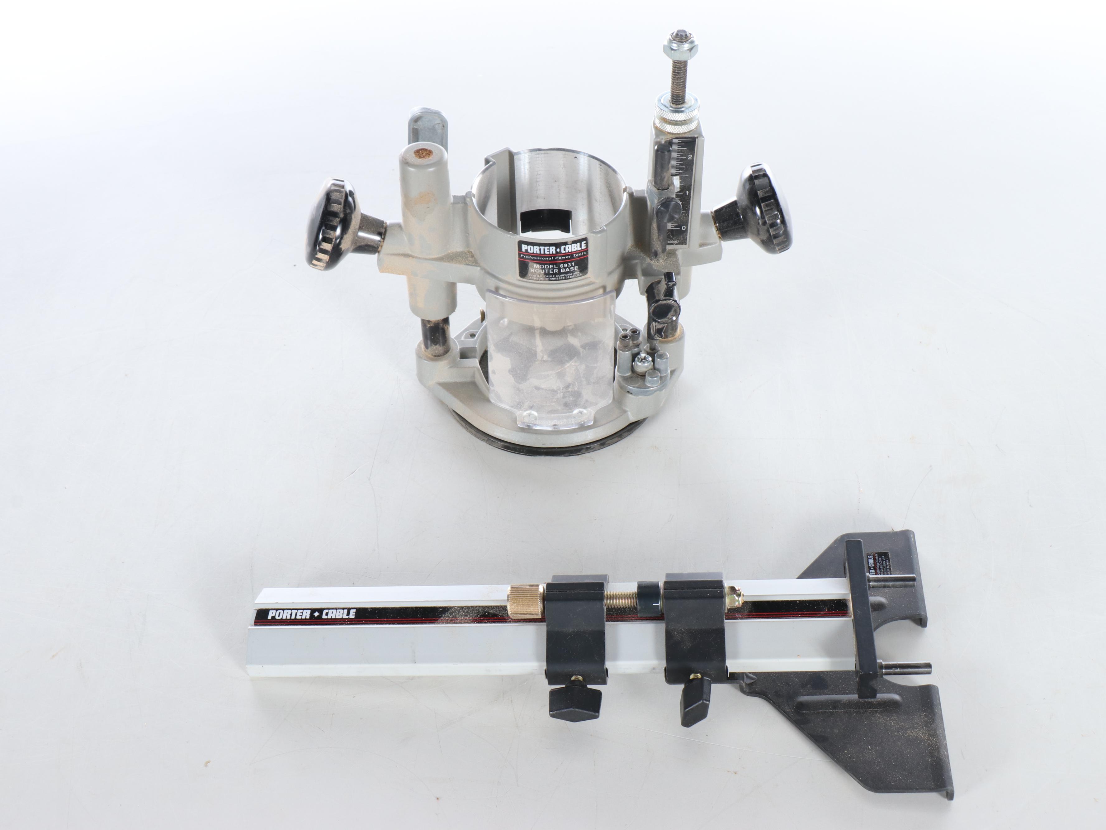 Porter-Cable Router Base, Plate Joiner with Craftsman Template and More