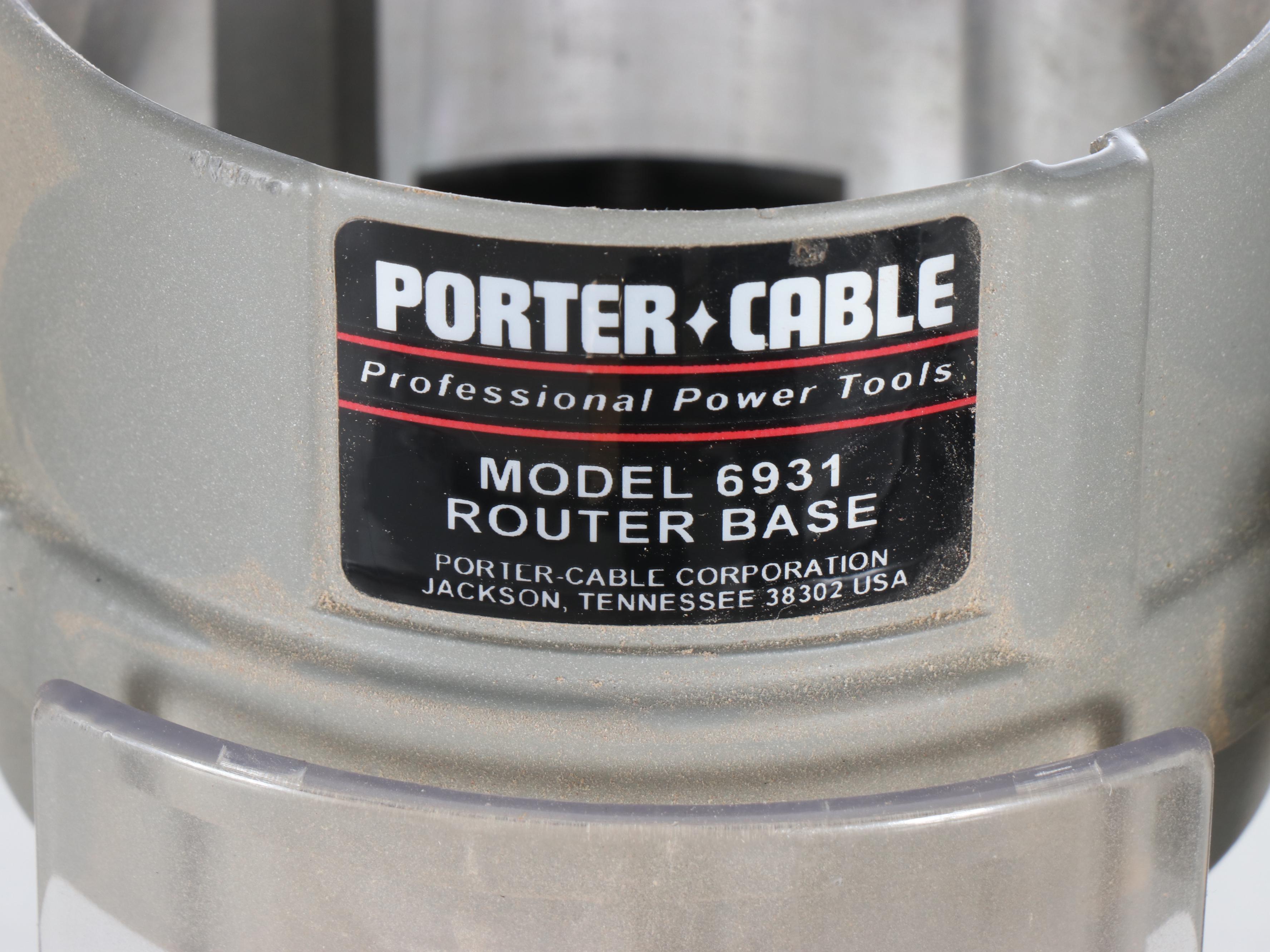 Porter-Cable Router Base, Plate Joiner with Craftsman Template and More
