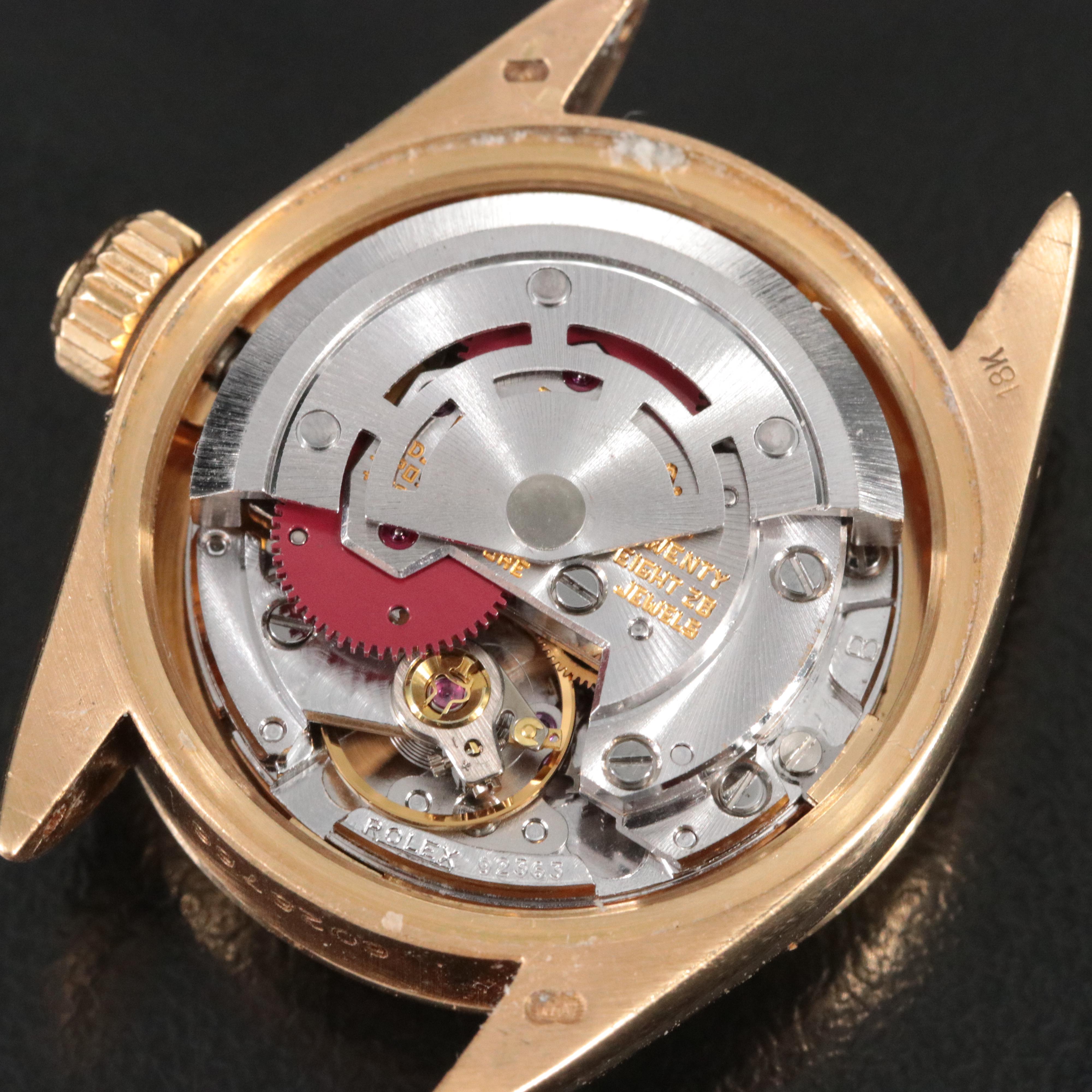 1979 Rolex 18Kt Datejust Model 6901 Automatic Watch