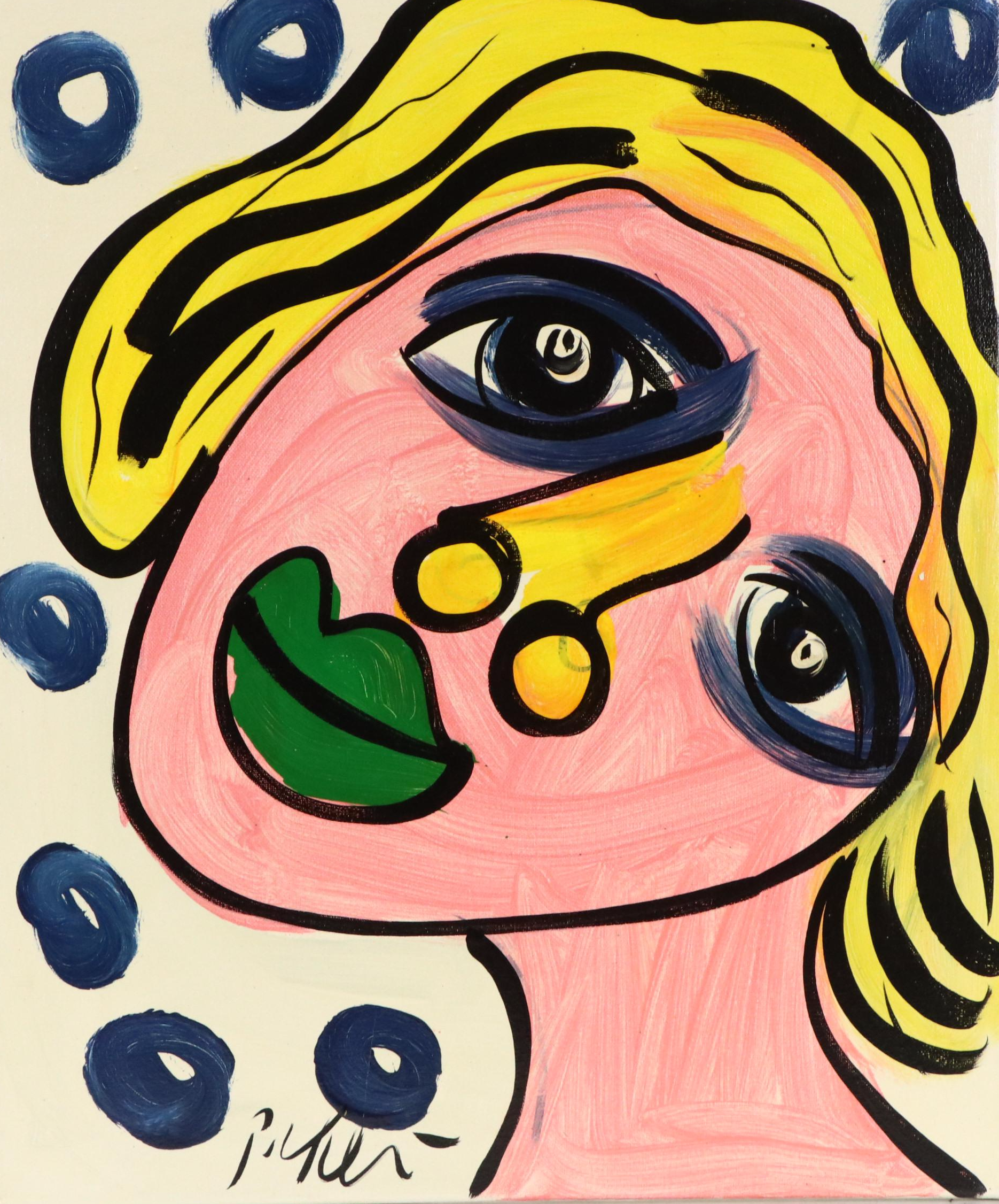 Peter Keil Stylized Acrylic Portrait