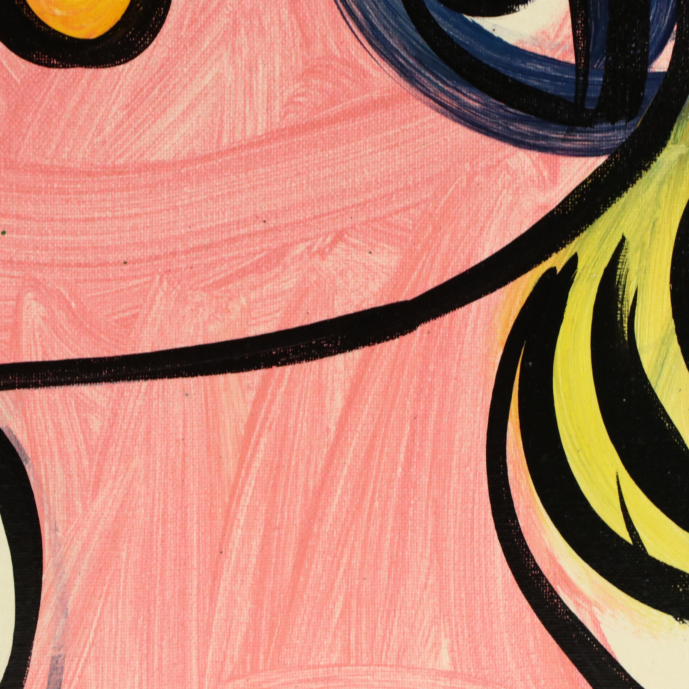 Peter Keil Stylized Acrylic Portrait