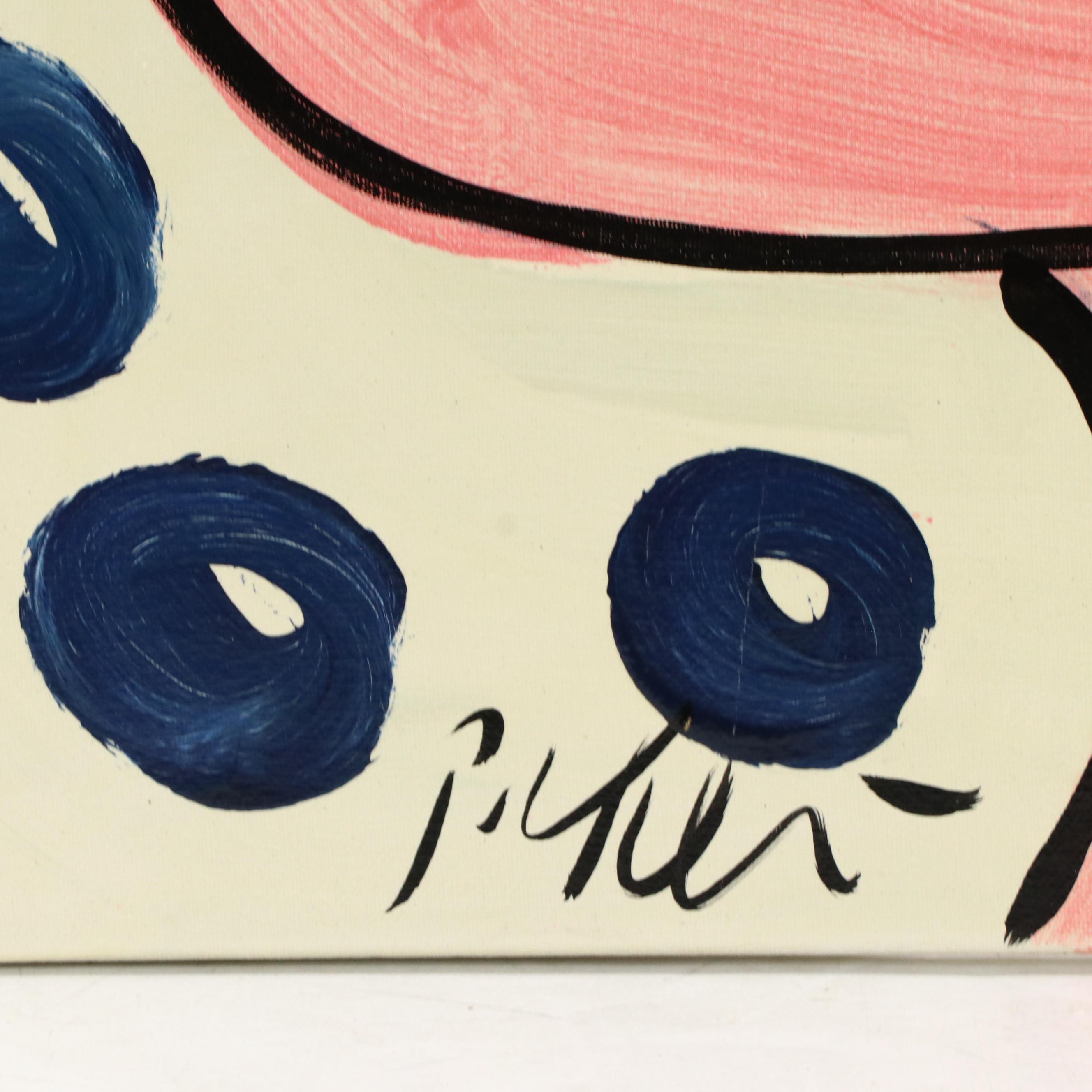 Peter Keil Stylized Acrylic Portrait