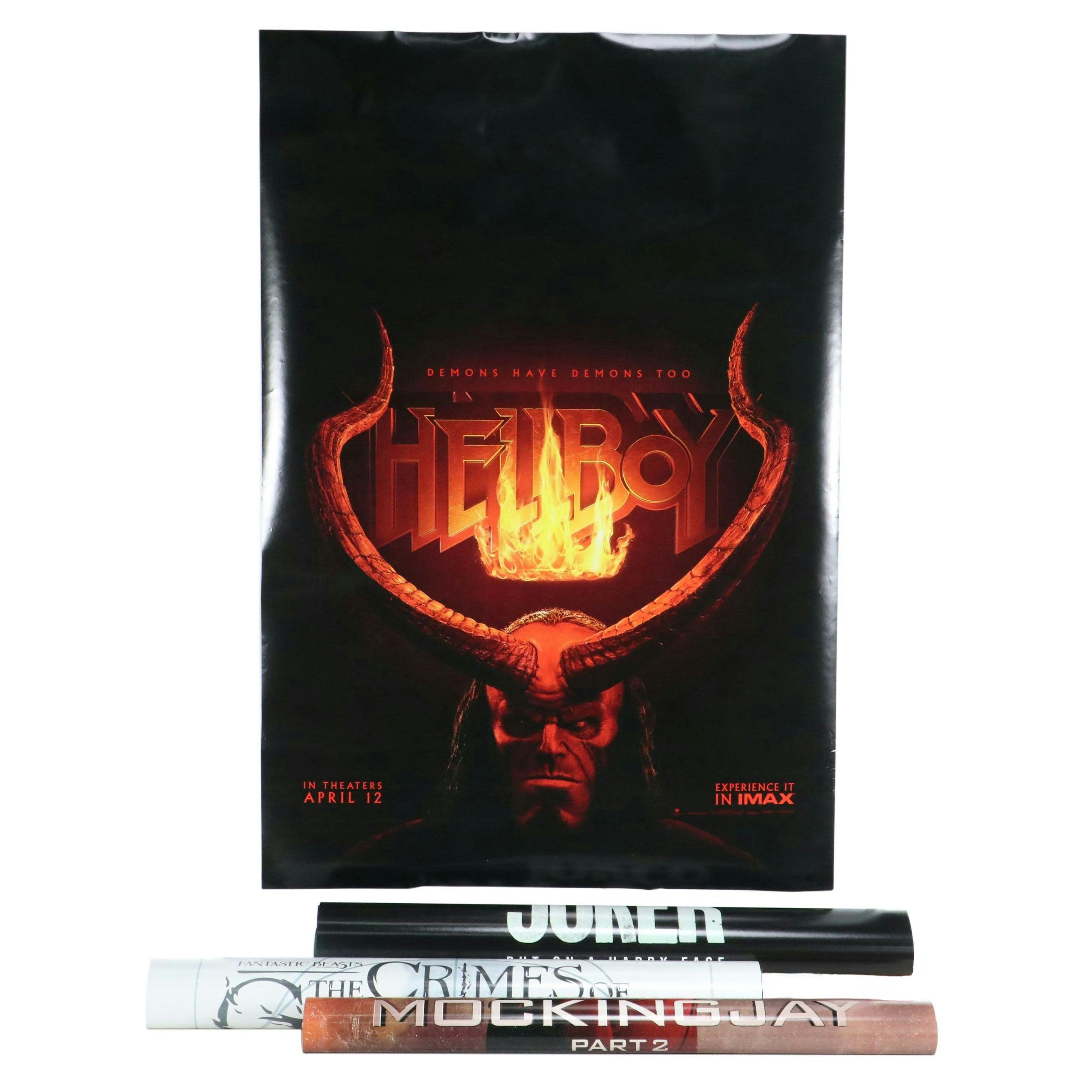 Theatrical Release Offset Lithograph Posters Including "Hellboy"