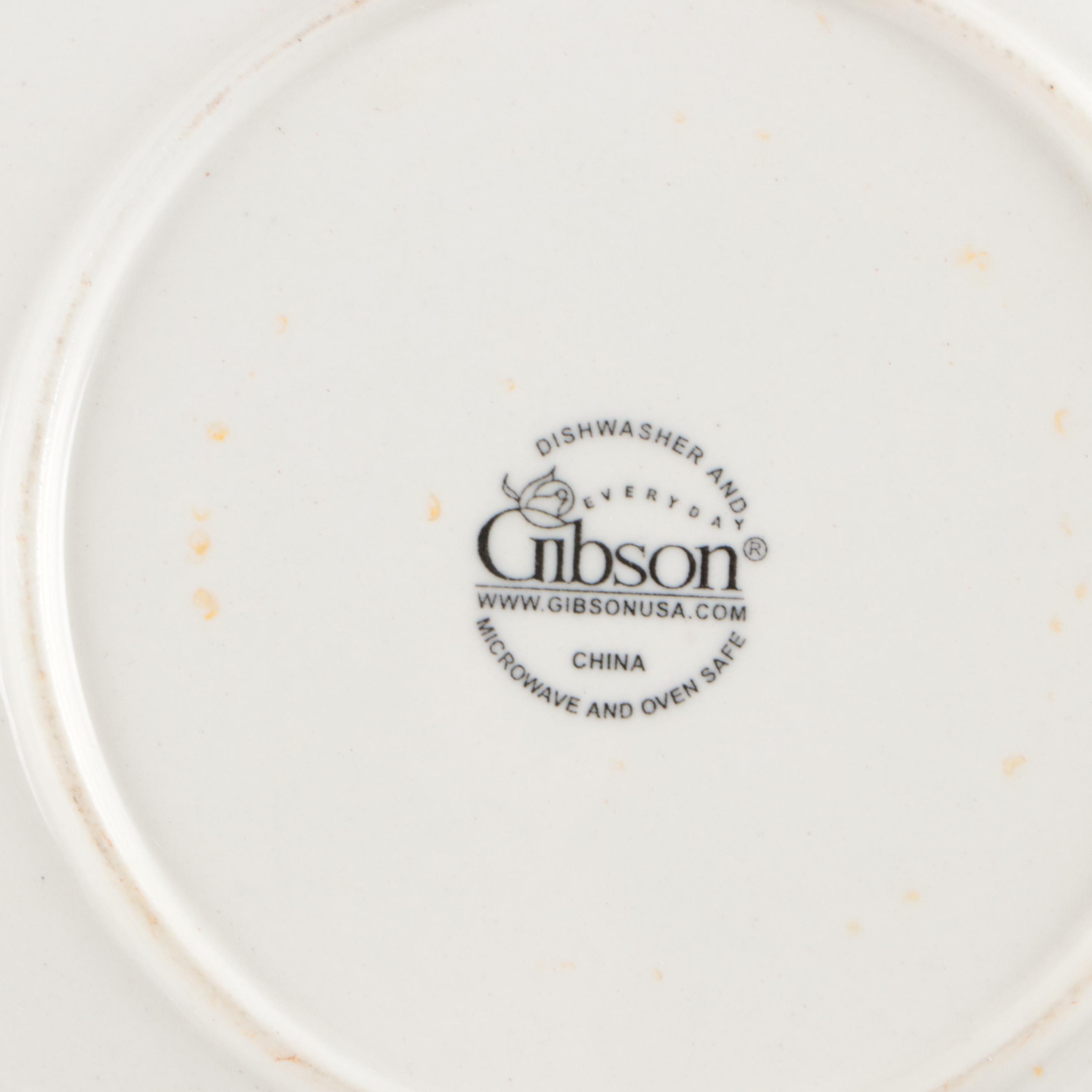 Royal Doulton "Vintage Grape" and Gibson "Wall Street" Porcelain Dinner Ware