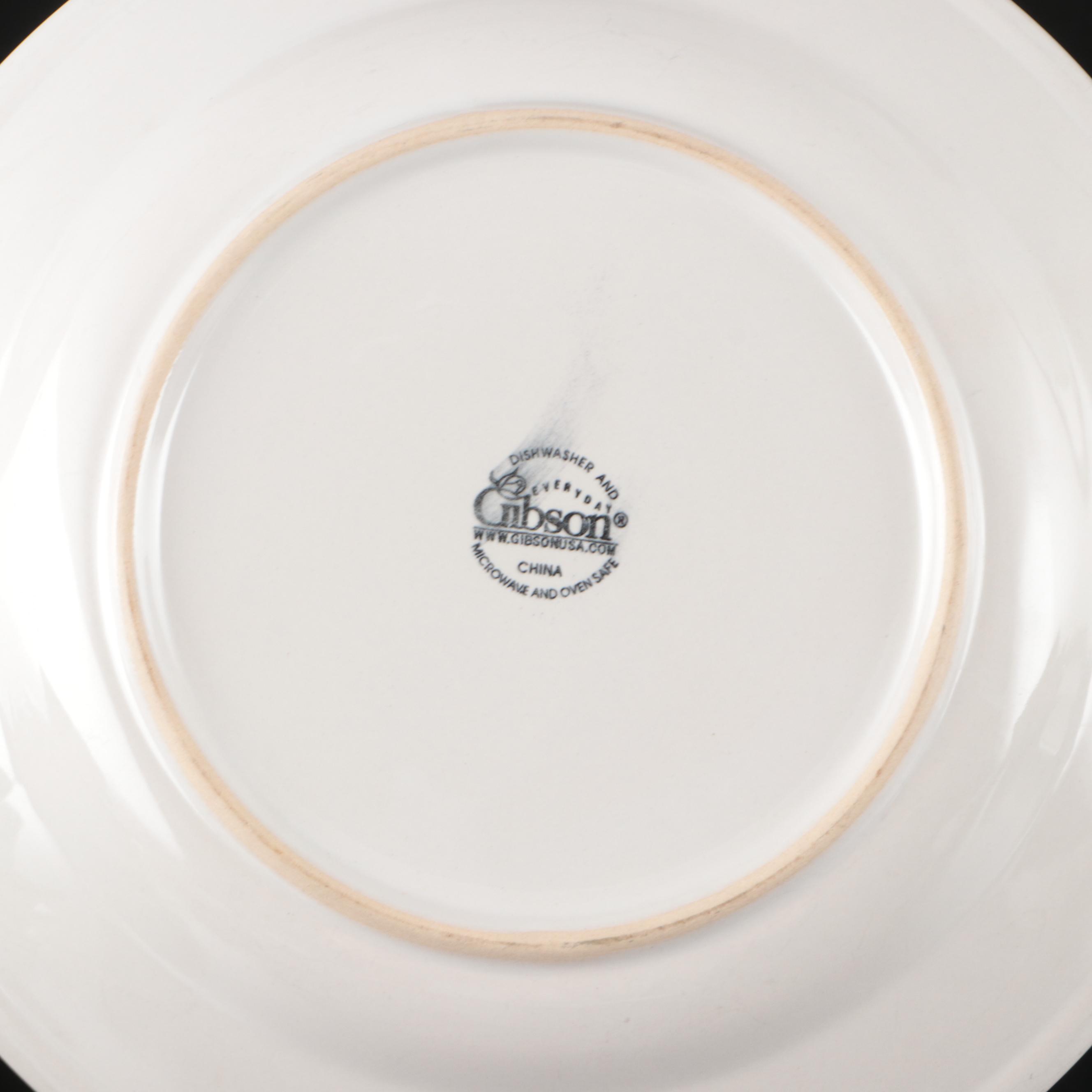 Royal Doulton "Vintage Grape" and Gibson "Wall Street" Porcelain Dinner Ware