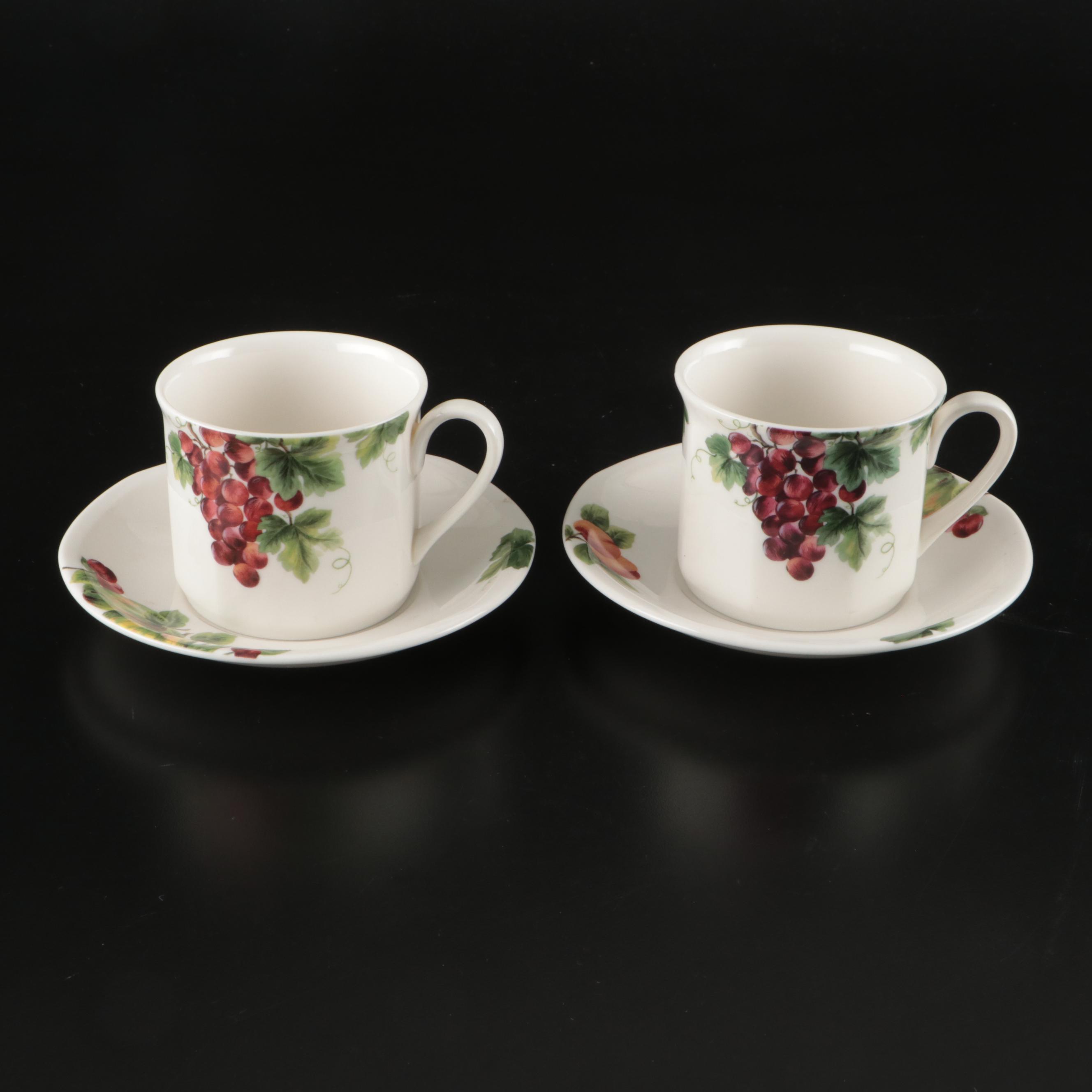 Royal Doulton "Vintage Grape" and Gibson "Wall Street" Porcelain Dinner Ware
