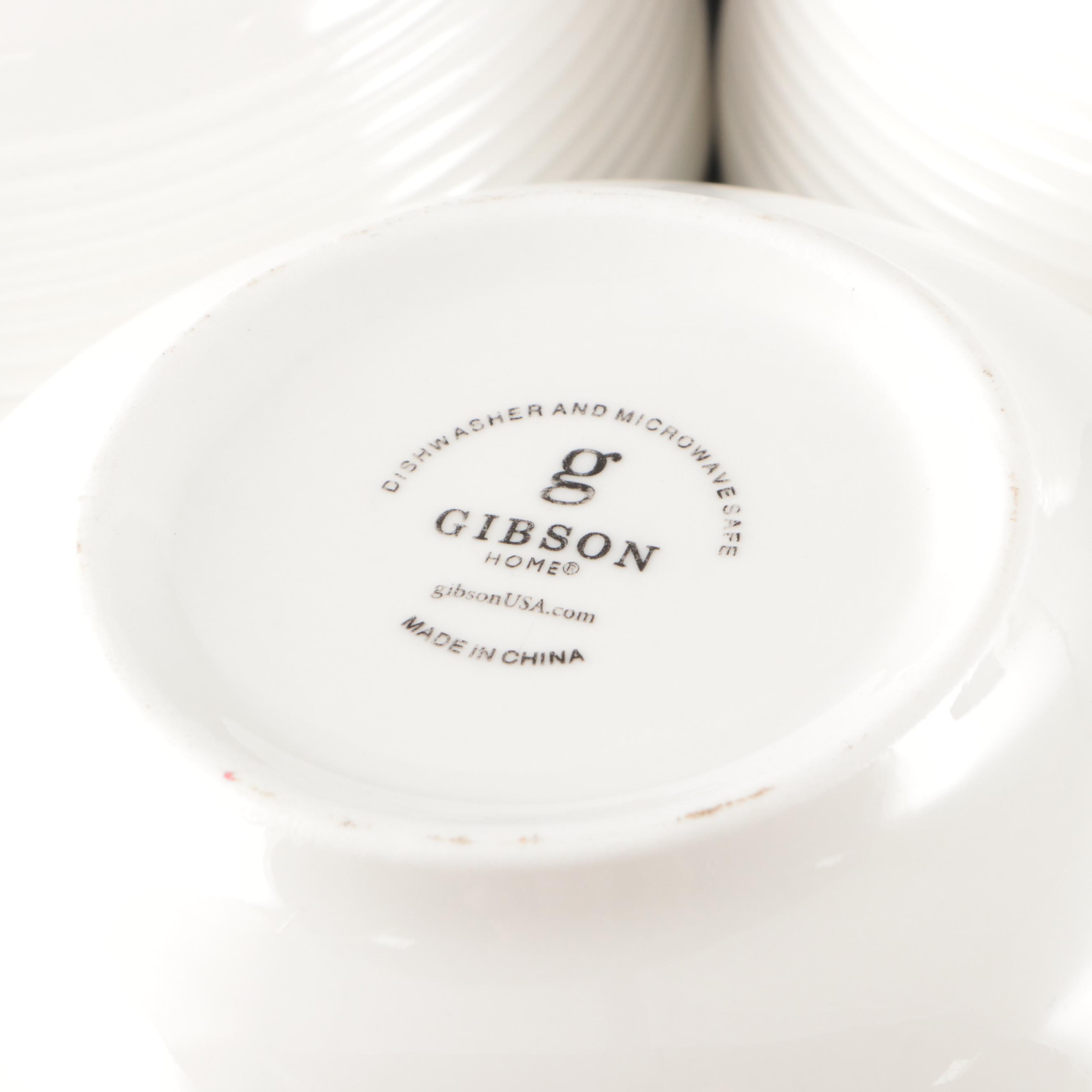 Royal Doulton "Vintage Grape" and Gibson "Wall Street" Porcelain Dinner Ware