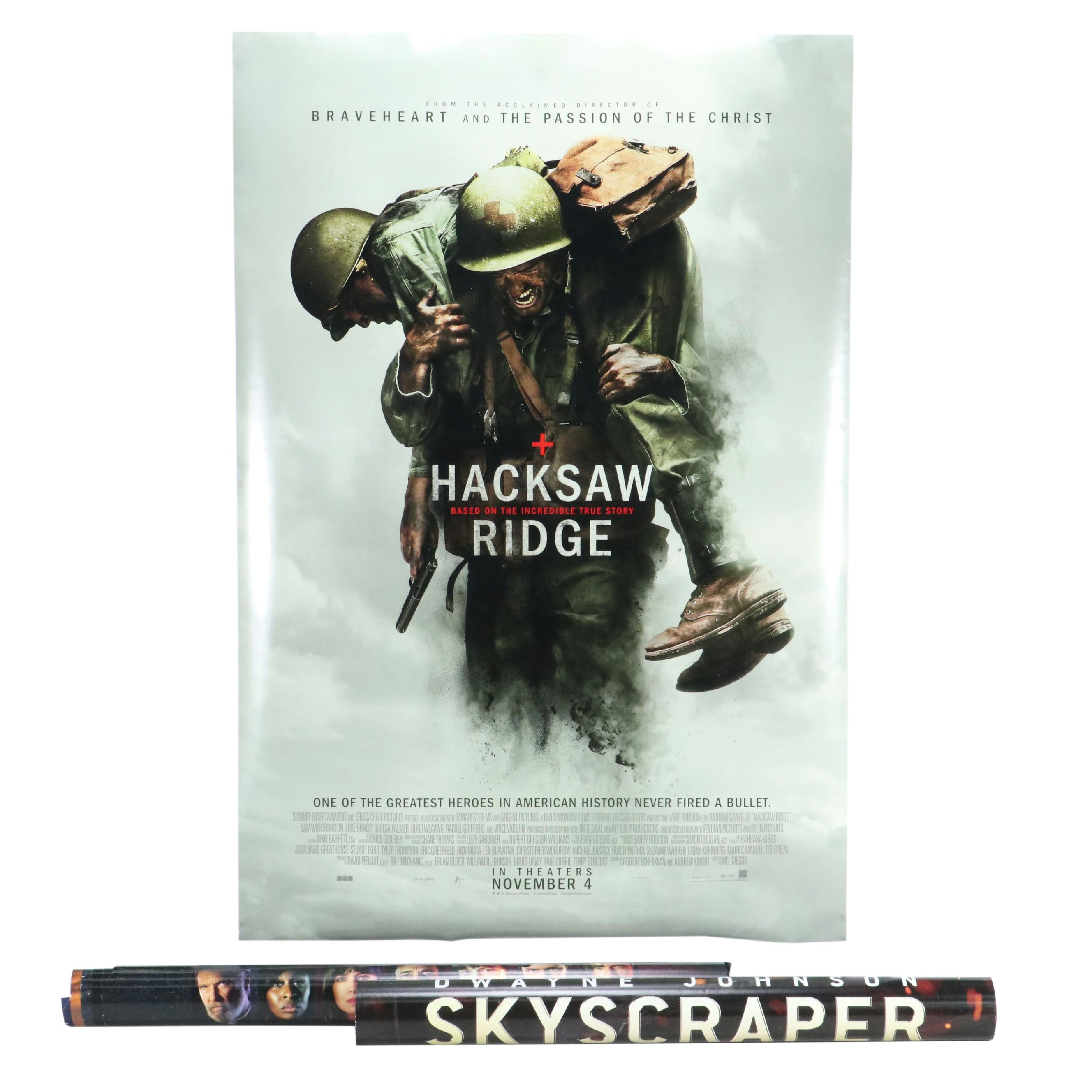 Theatrical Release Offset Lithograph Posters Including "Hacksaw Ridge"