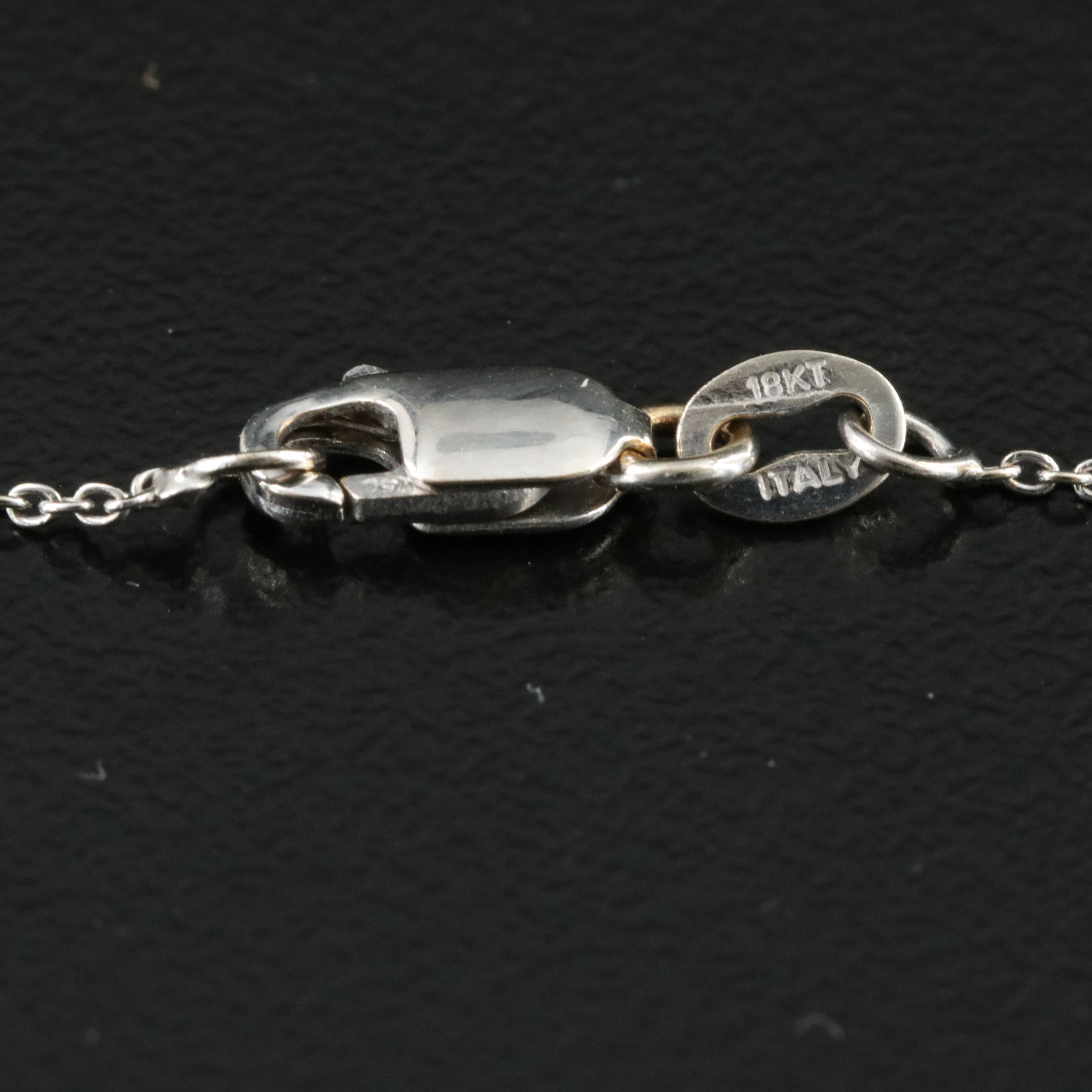 Roberto Coin Tiny Treasures 18K Diamond Heart Necklace