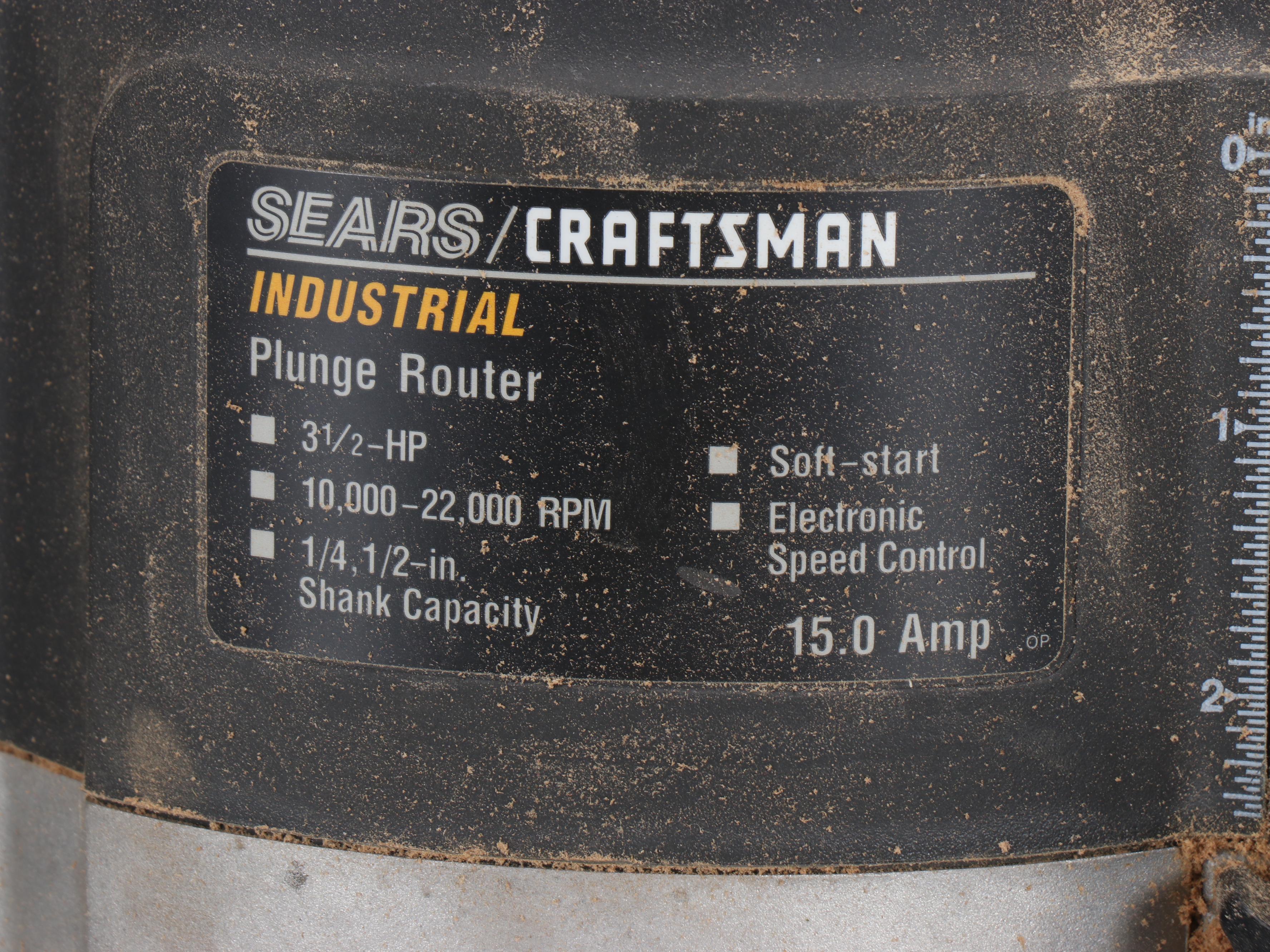 Sears Craftsman Plunge Router with Wood Trimmer