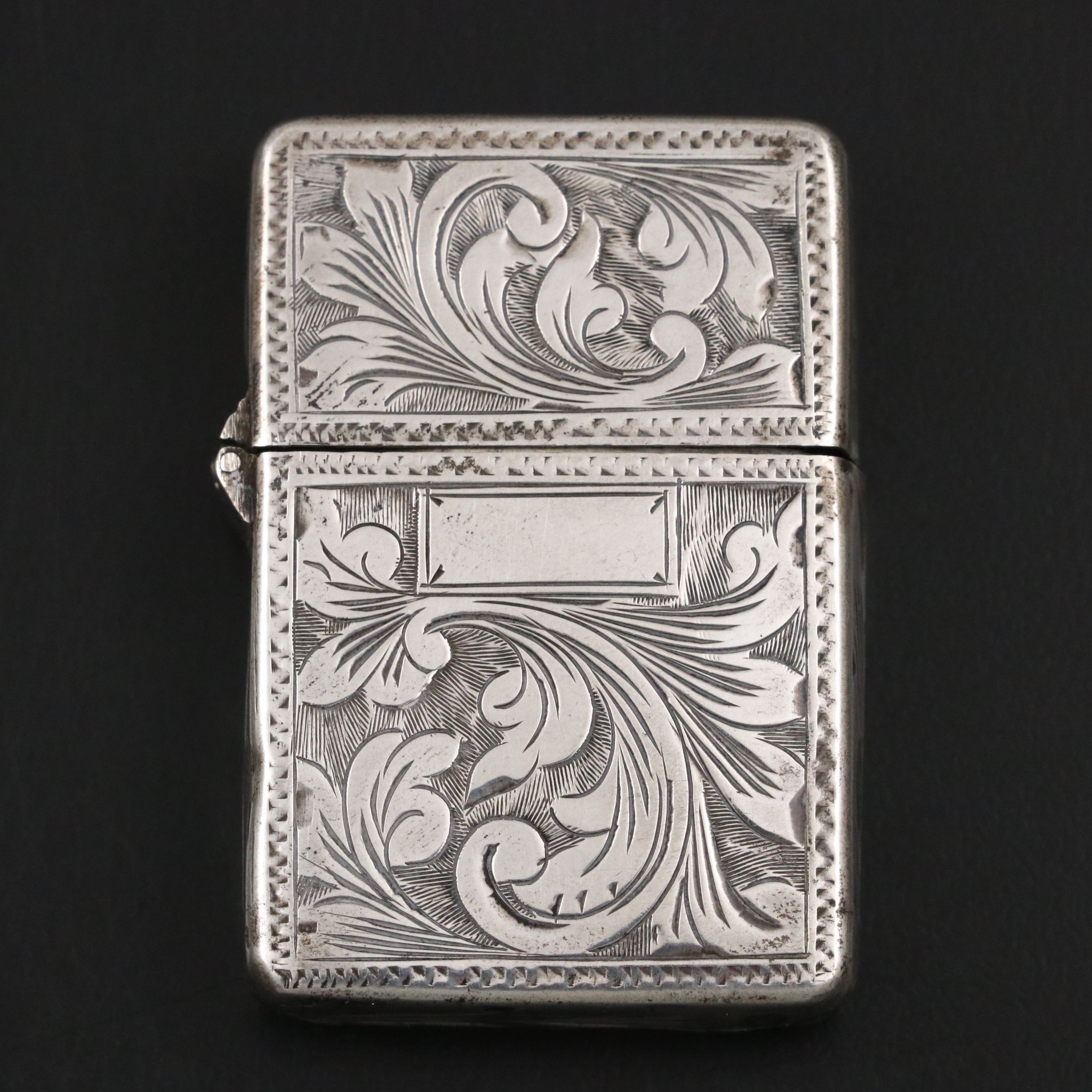 Zippo Windproof Lighter with Sterling Silver Case