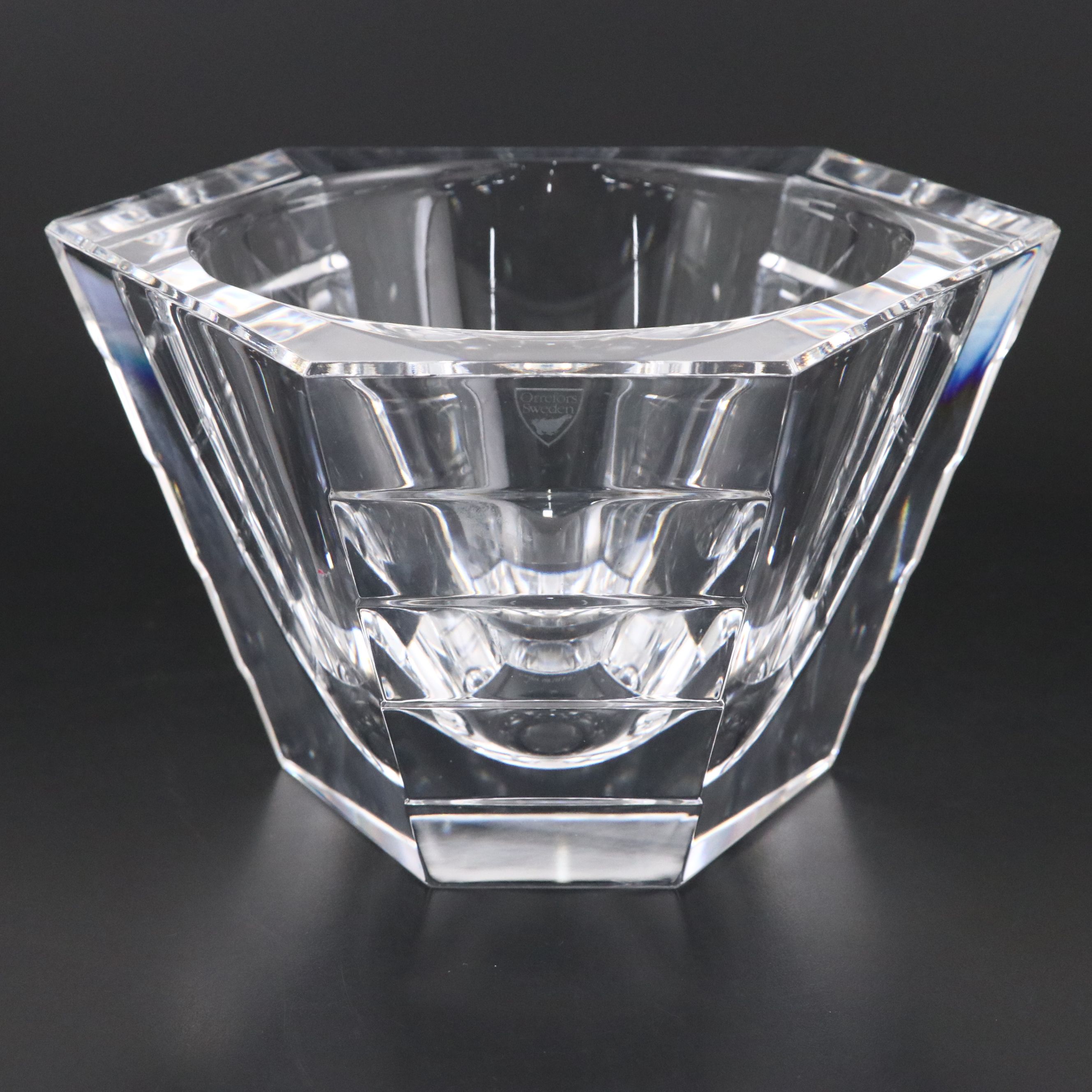 Martti Rytkönen for Orrefors "Scala" Crystal Flower Vase