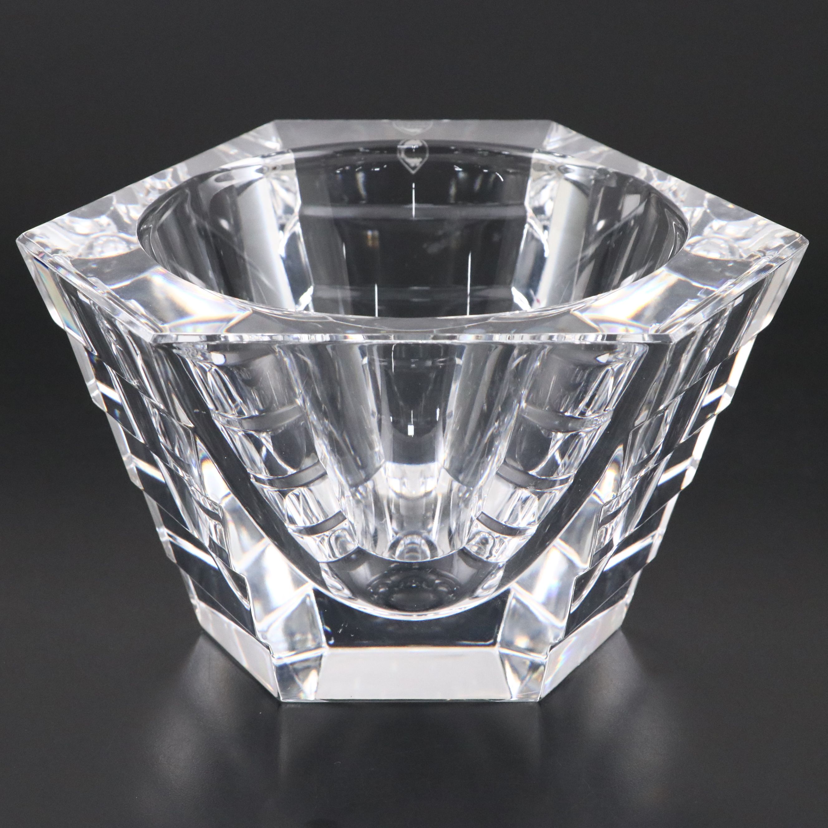 Martti Rytkönen for Orrefors "Scala" Crystal Flower Vase