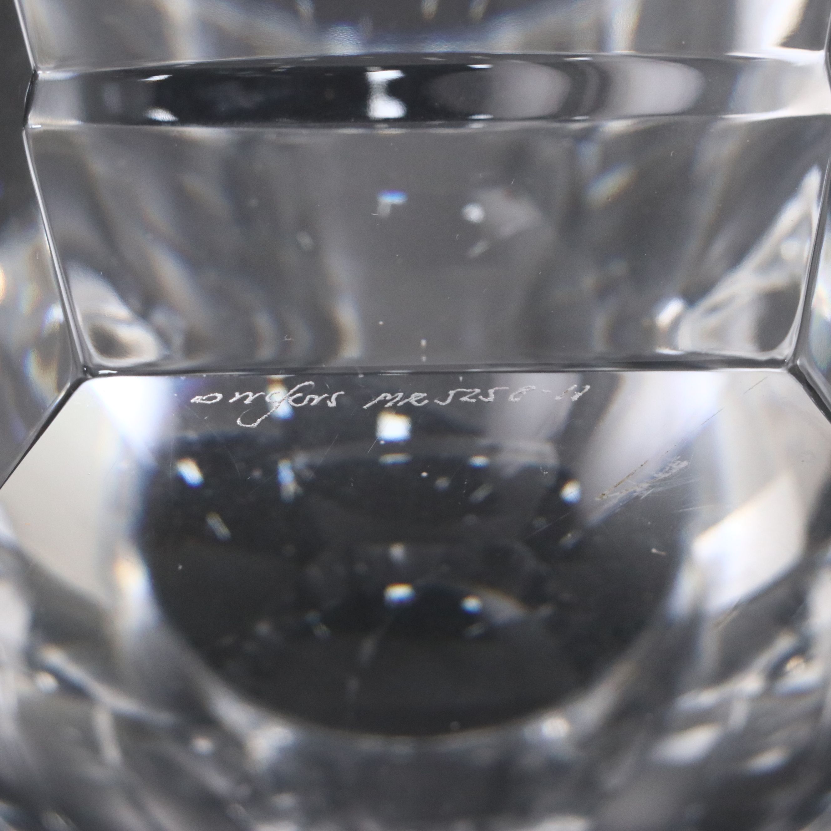 Martti Rytkönen for Orrefors "Scala" Crystal Flower Vase