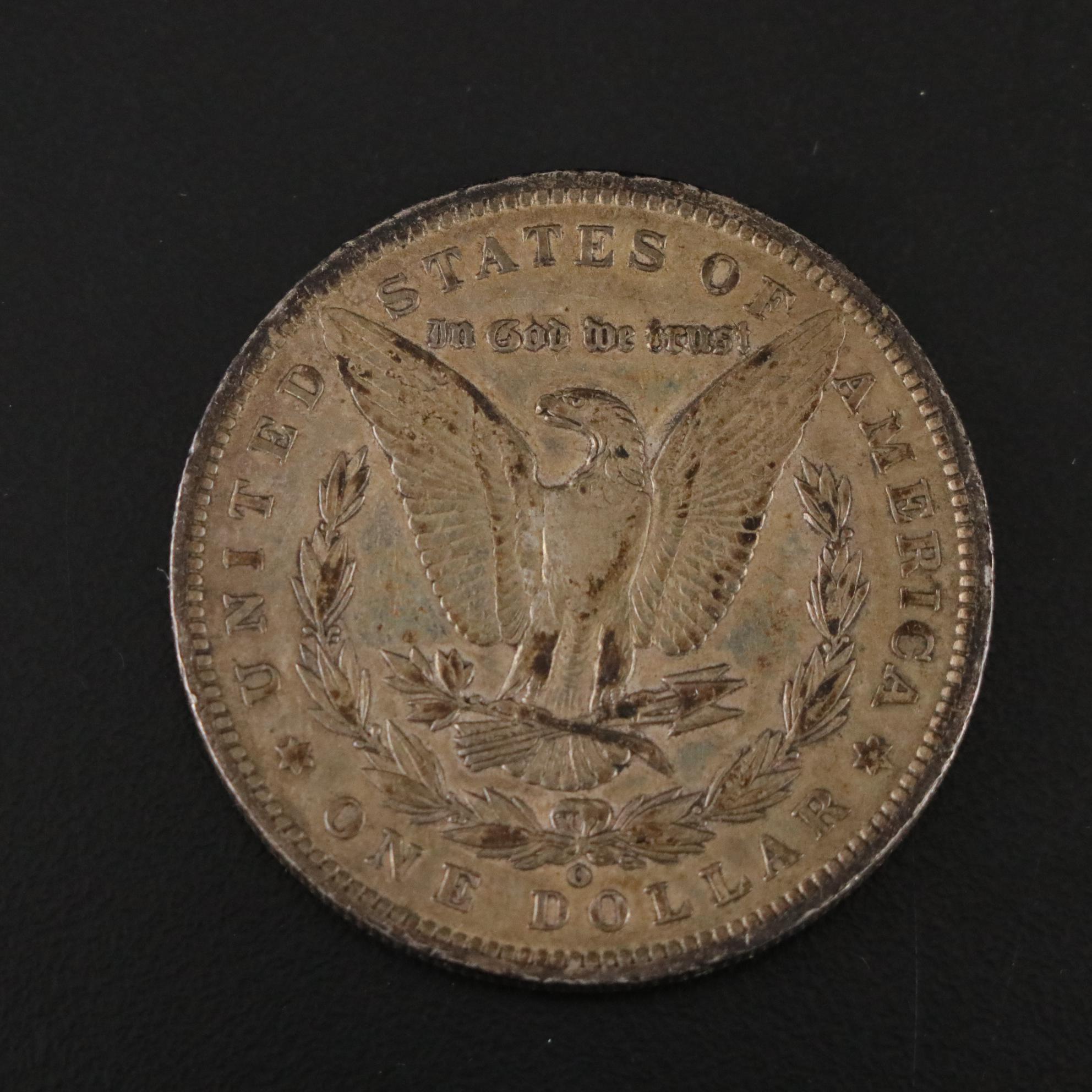 Morgan Silver Dollars  1879, 1891-O, and 1921