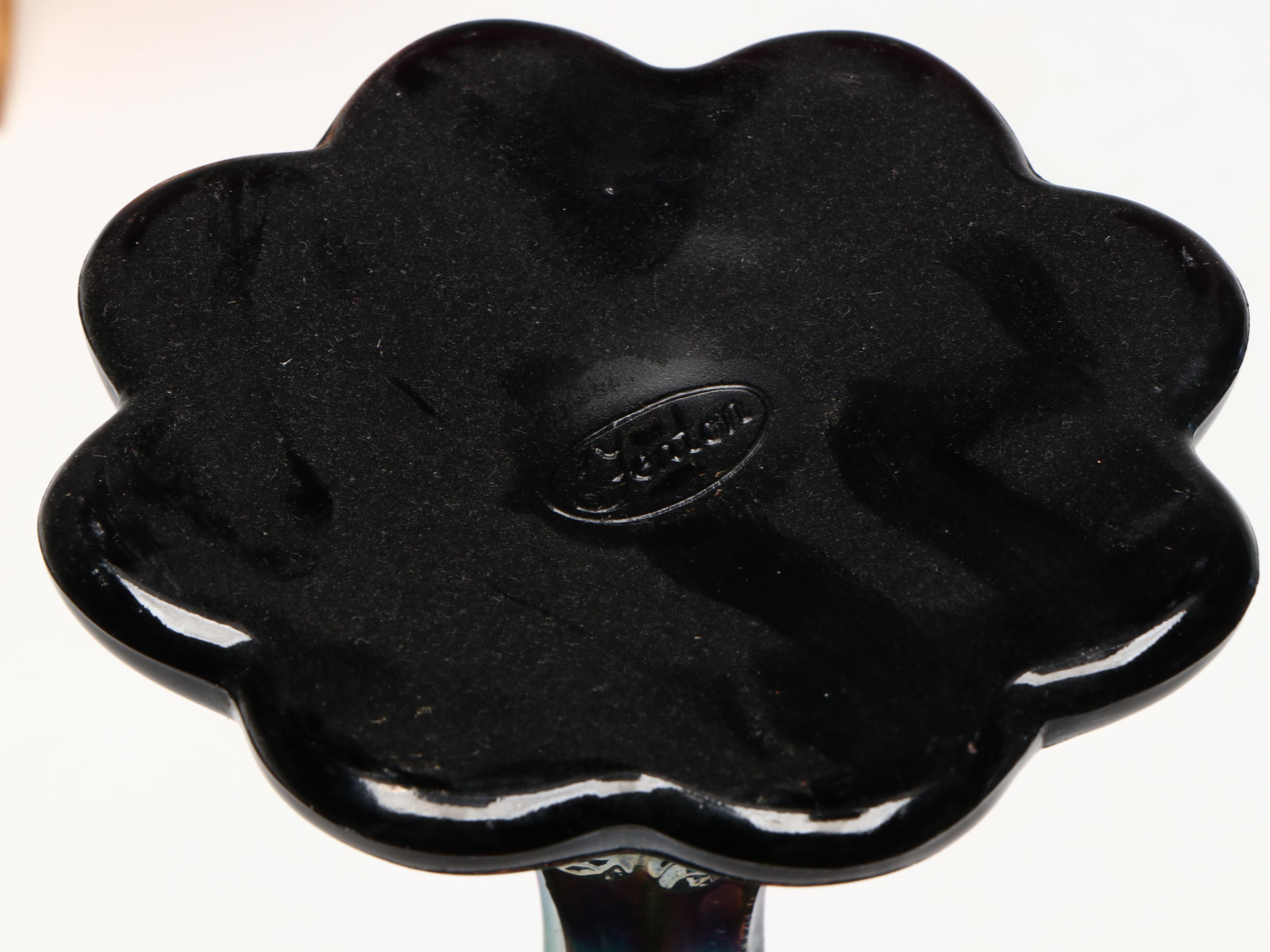 Indiana Glass with Fenton and Other Iridescent Carnival Glass Tableware