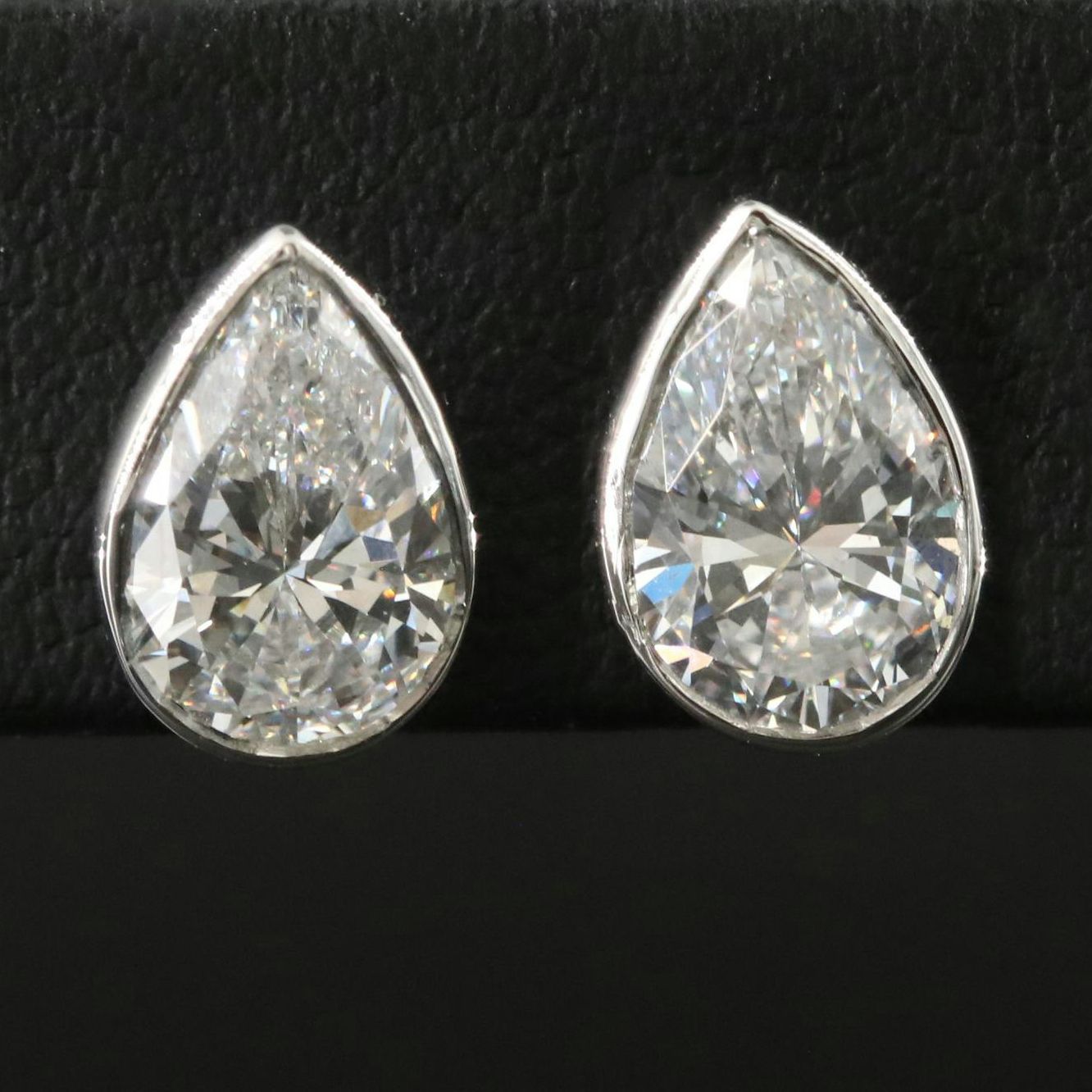 Platinum 2.08 CTW Lab Grown Diamond Stud Earrings with IGI Reports