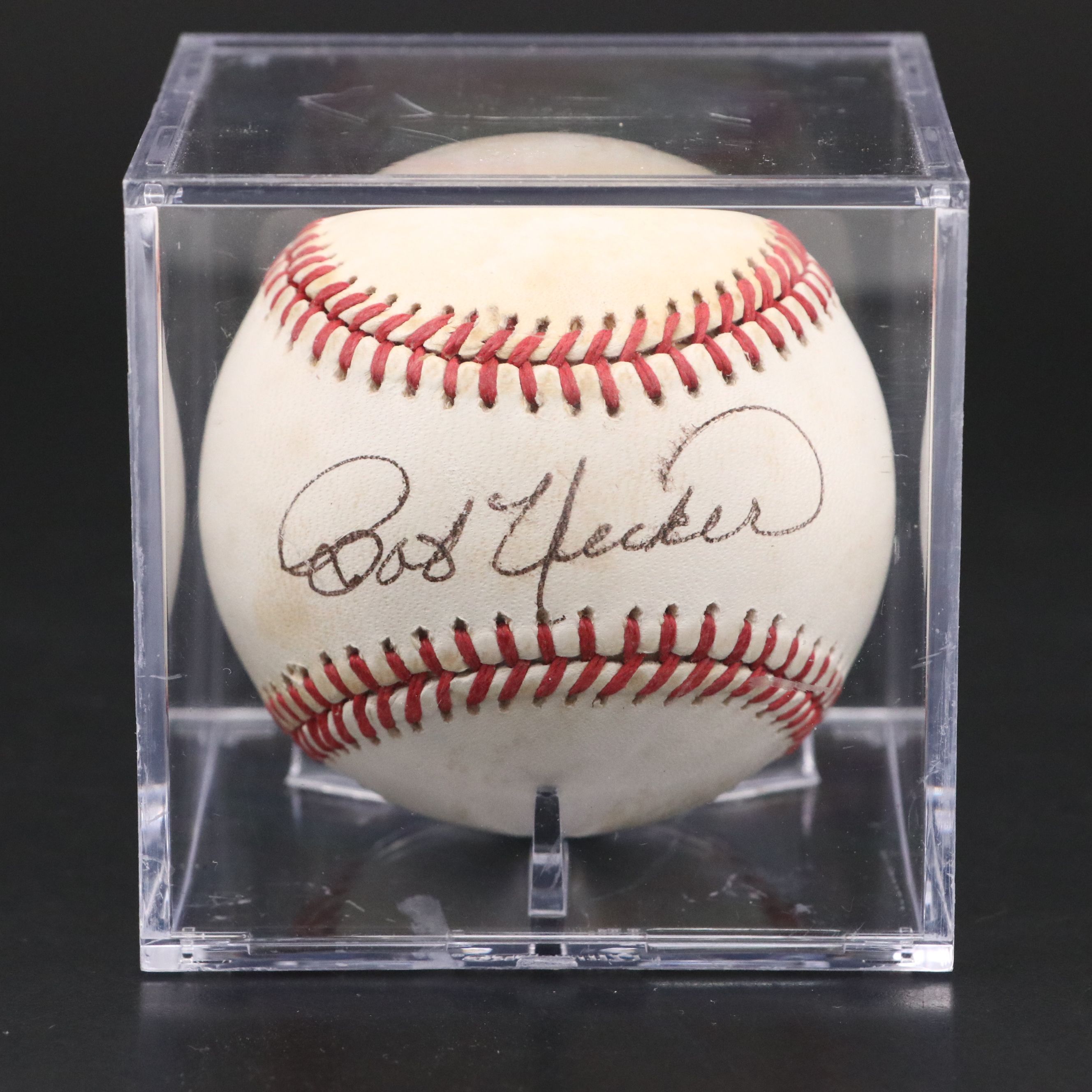 Bob Uecker Signed Rawlings Official American League Baseball, JSA