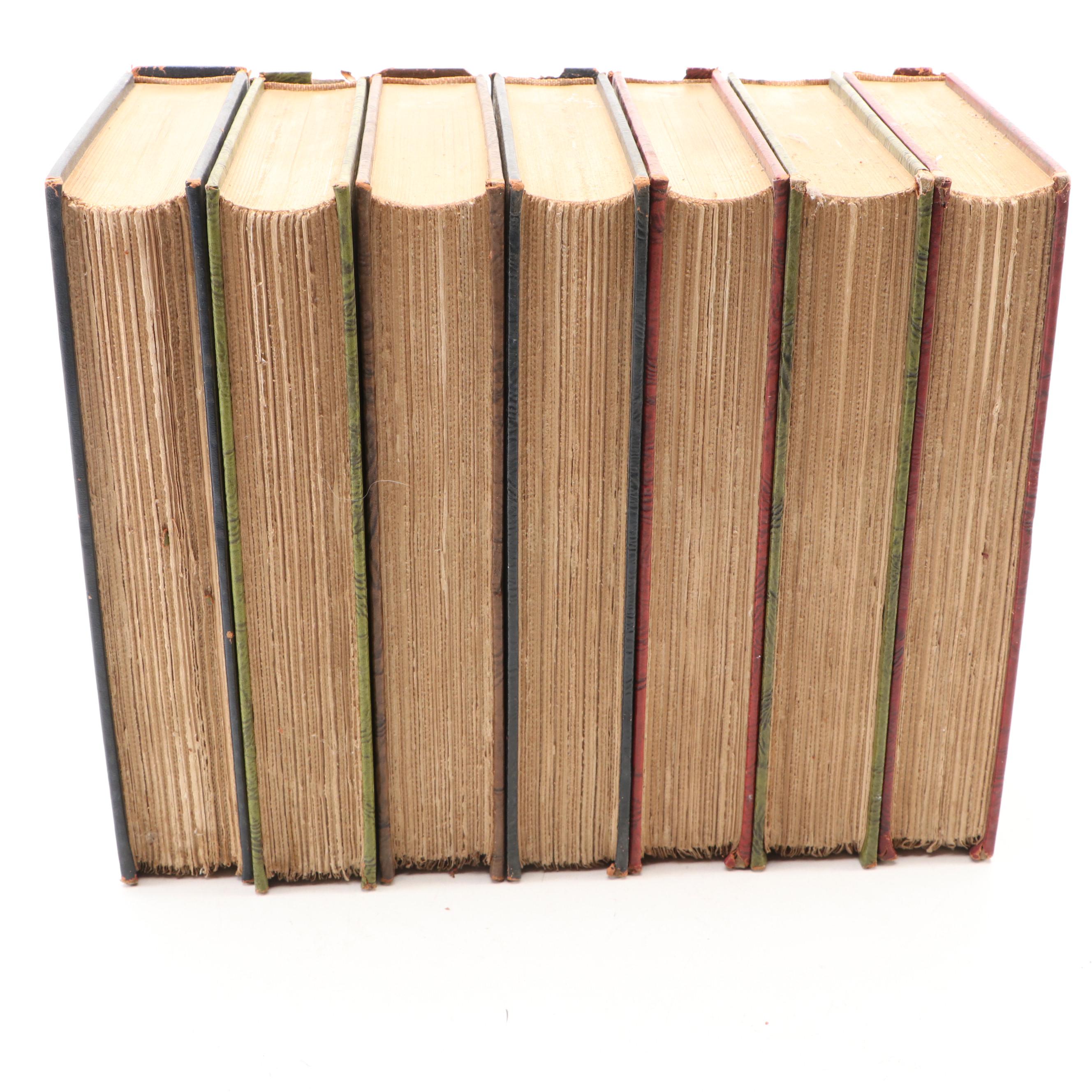 Illustrated "The Great Events of the Great War" Seven-Volume Set, 1923