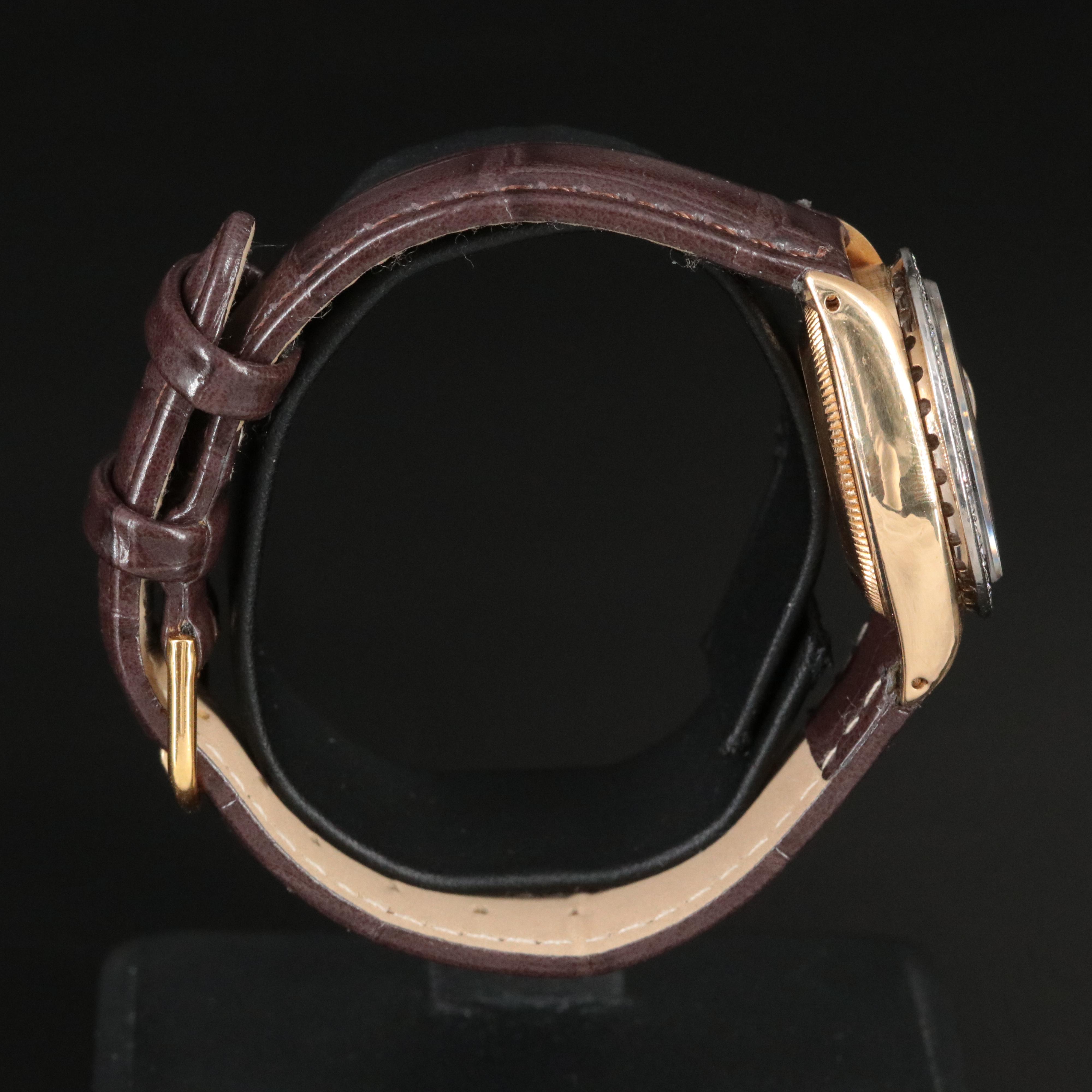 1982 Rolex Custom Diamond Dial and Bezel Datejust Watch