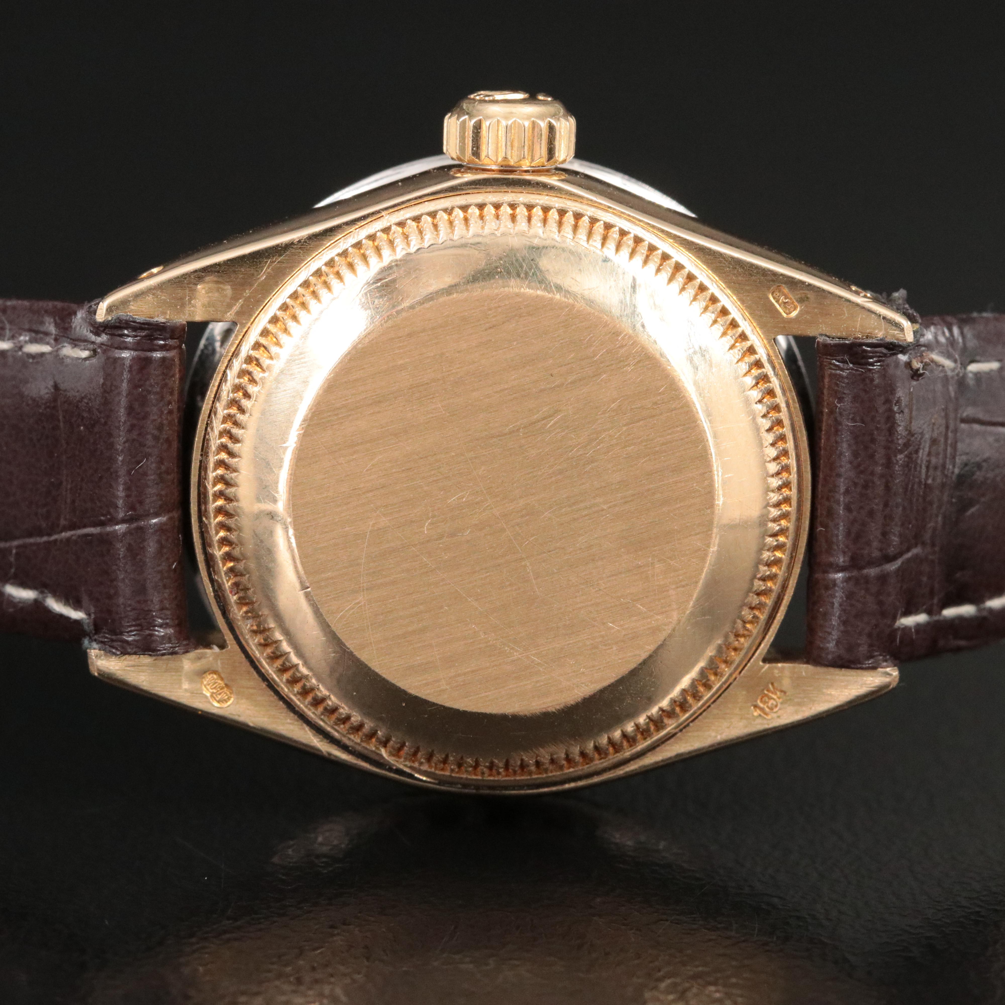 1982 Rolex Custom Diamond Dial and Bezel Datejust Watch