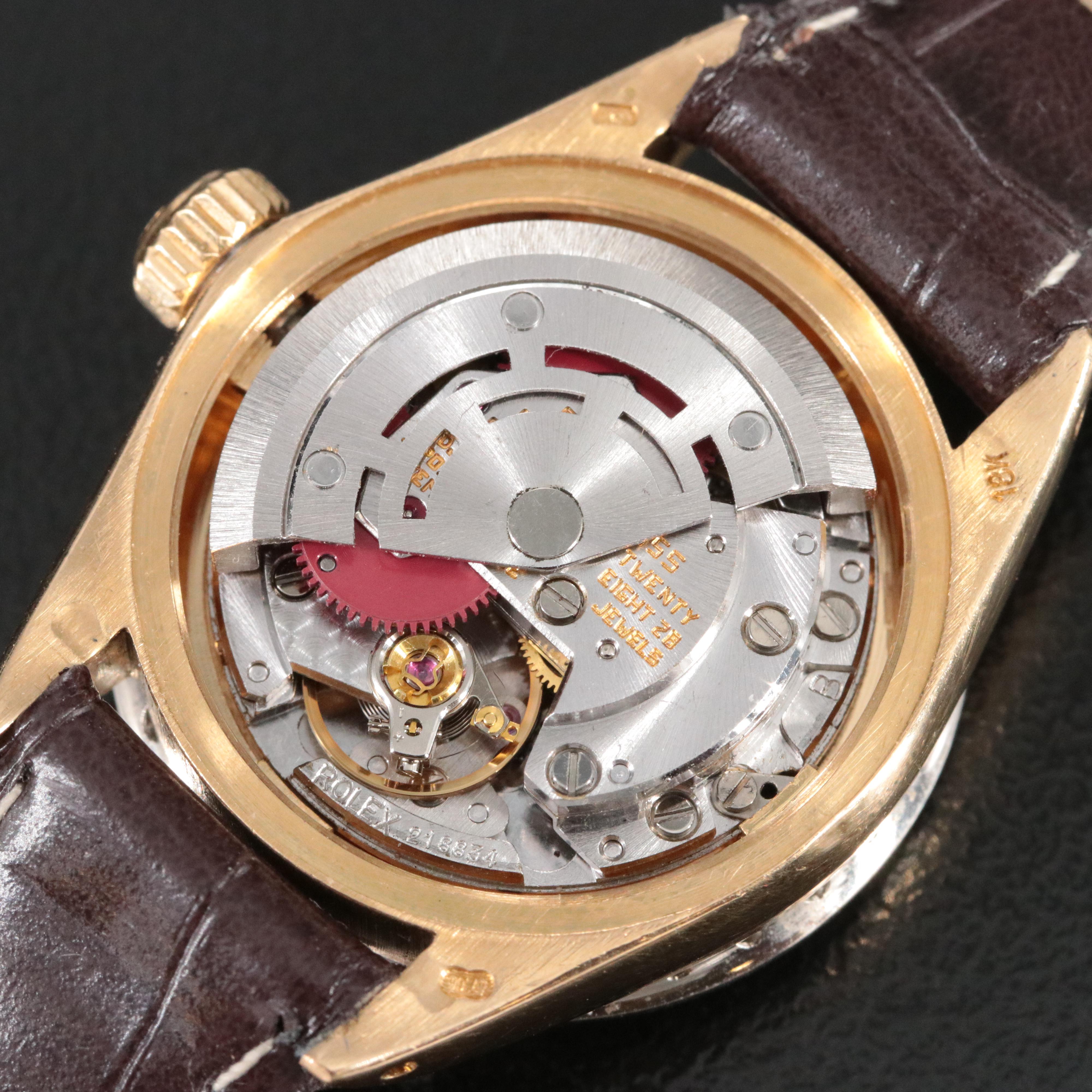 1982 Rolex Custom Diamond Dial and Bezel Datejust Watch