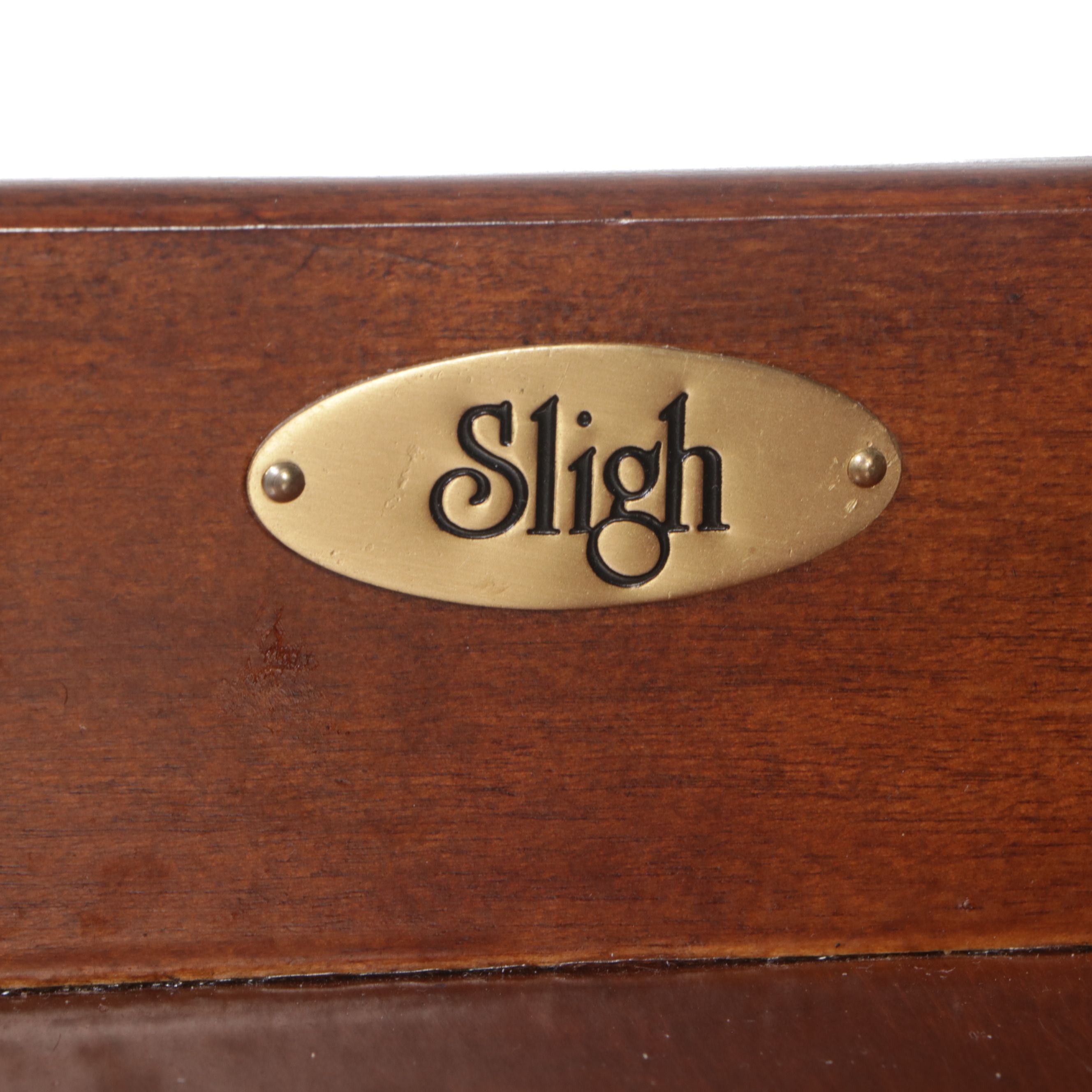 Sligh Neoclassical Style Mahogany Desk
