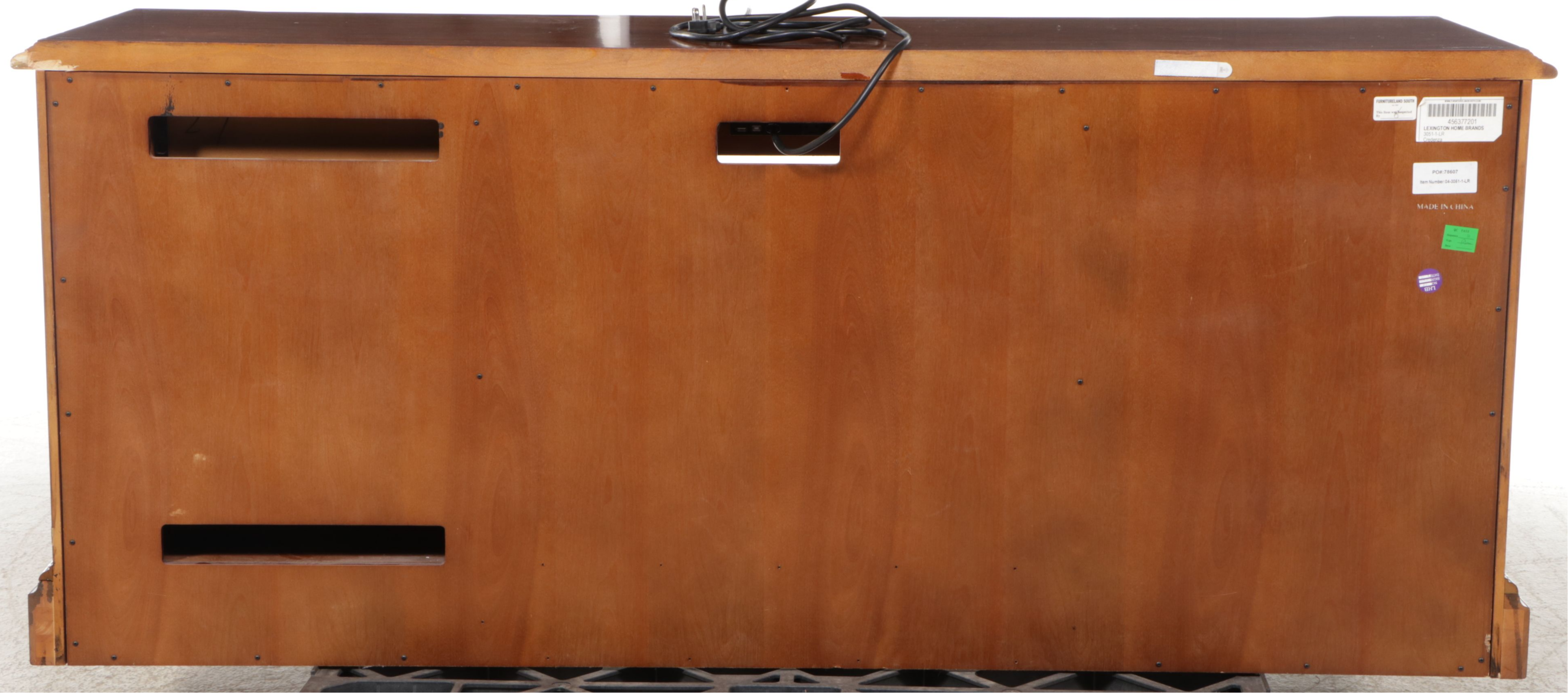 Sligh Neoclassical Style Mahogany Desk