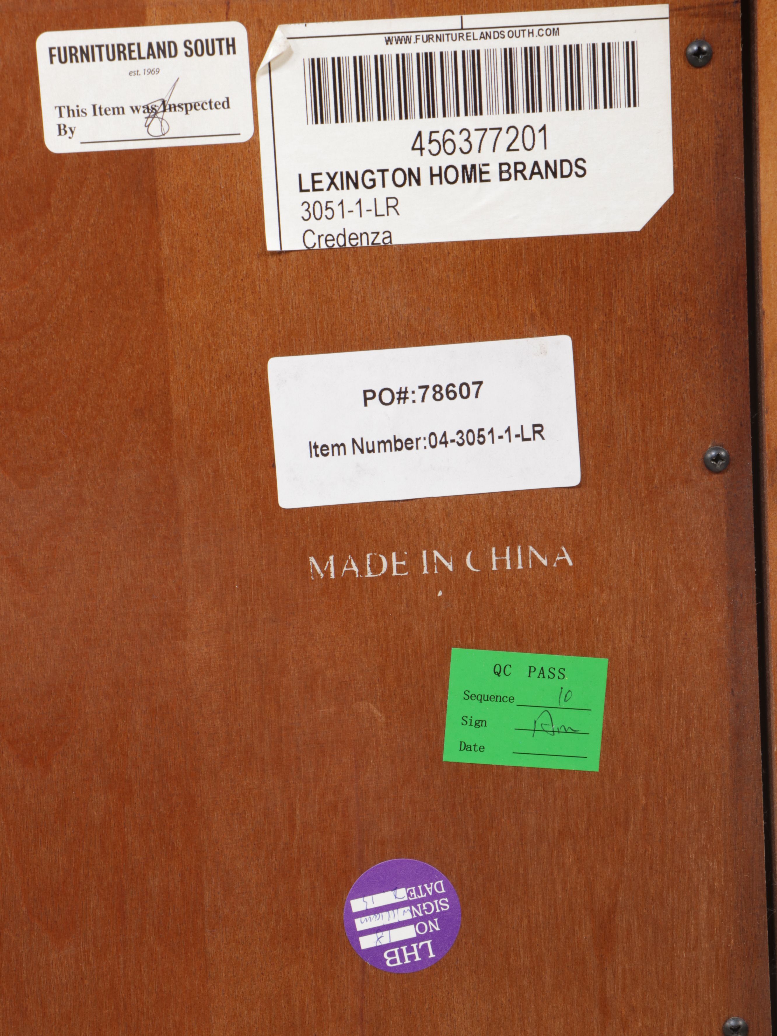 Sligh Neoclassical Style Mahogany Desk