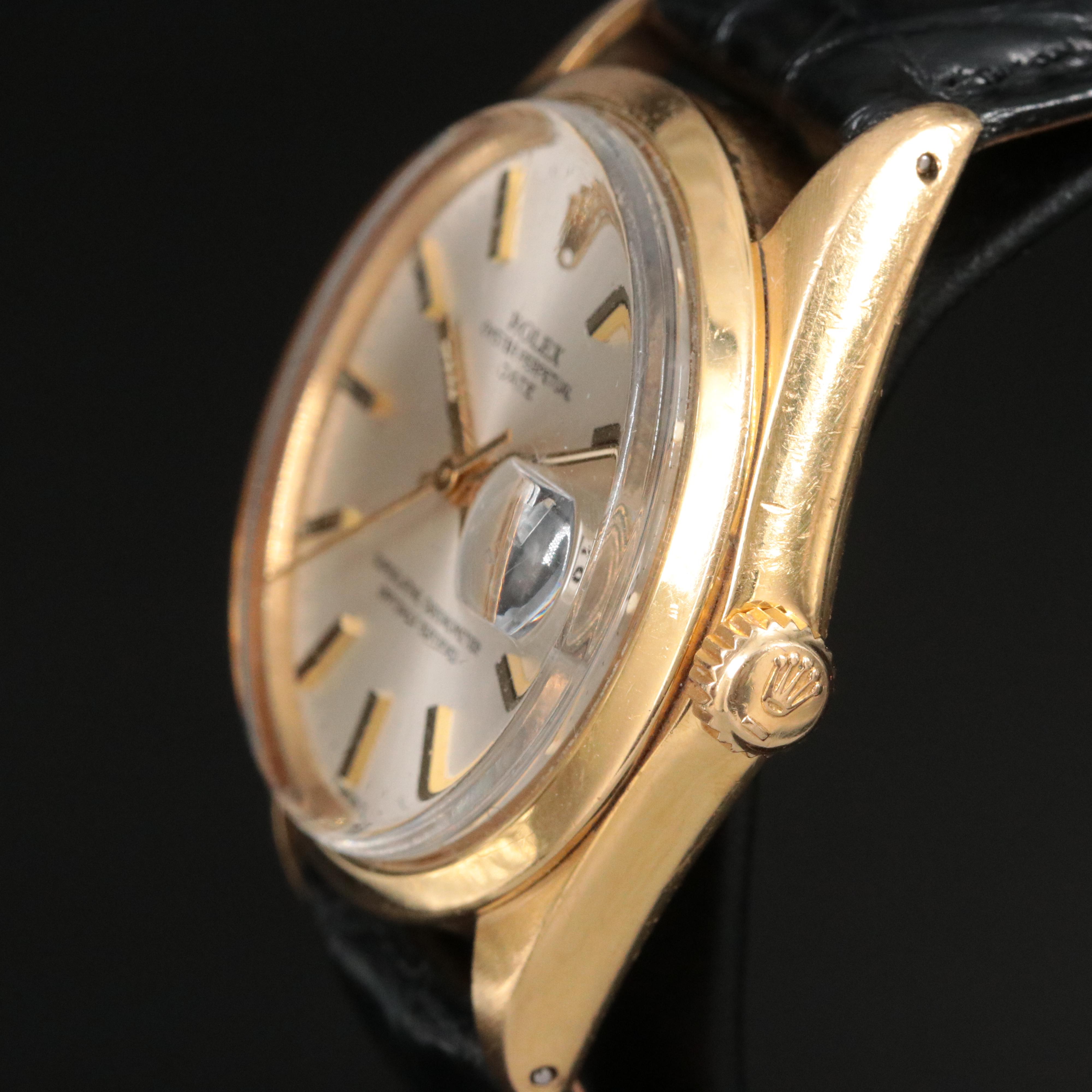 1971 Rolex 18K Date Model 1500 Watch