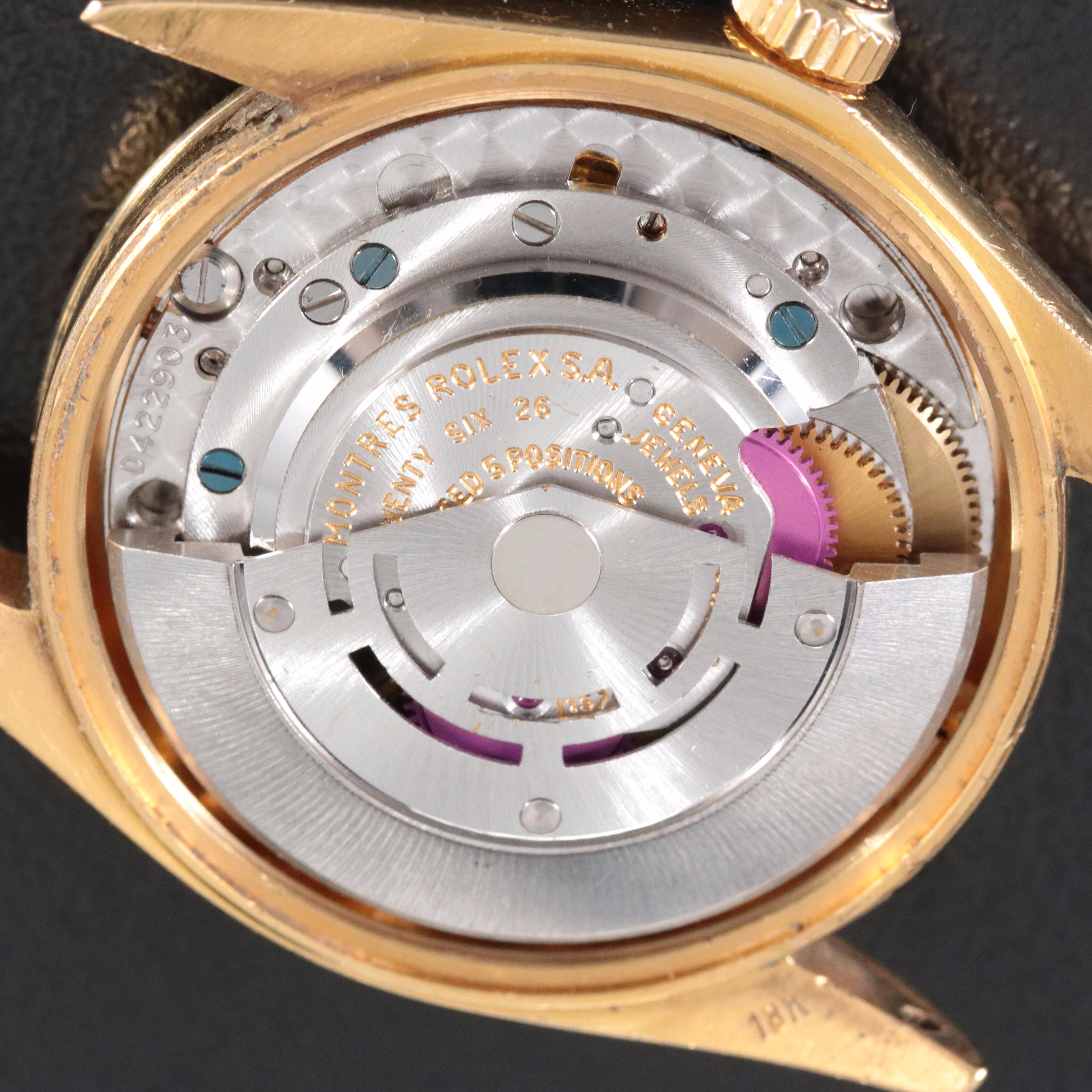 1971 Rolex 18K Date Model 1500 Watch