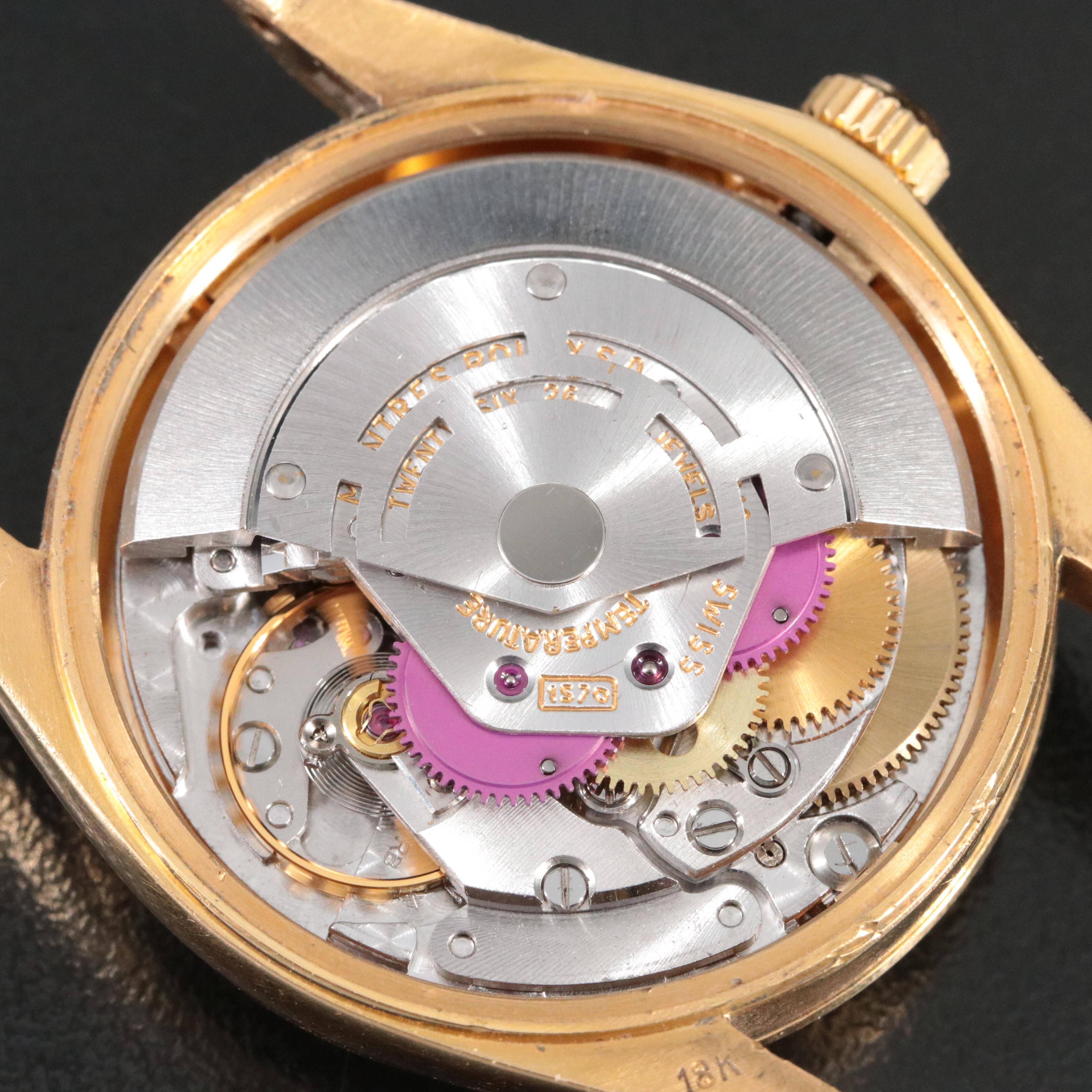 1971 Rolex 18K Date Model 1500 Watch