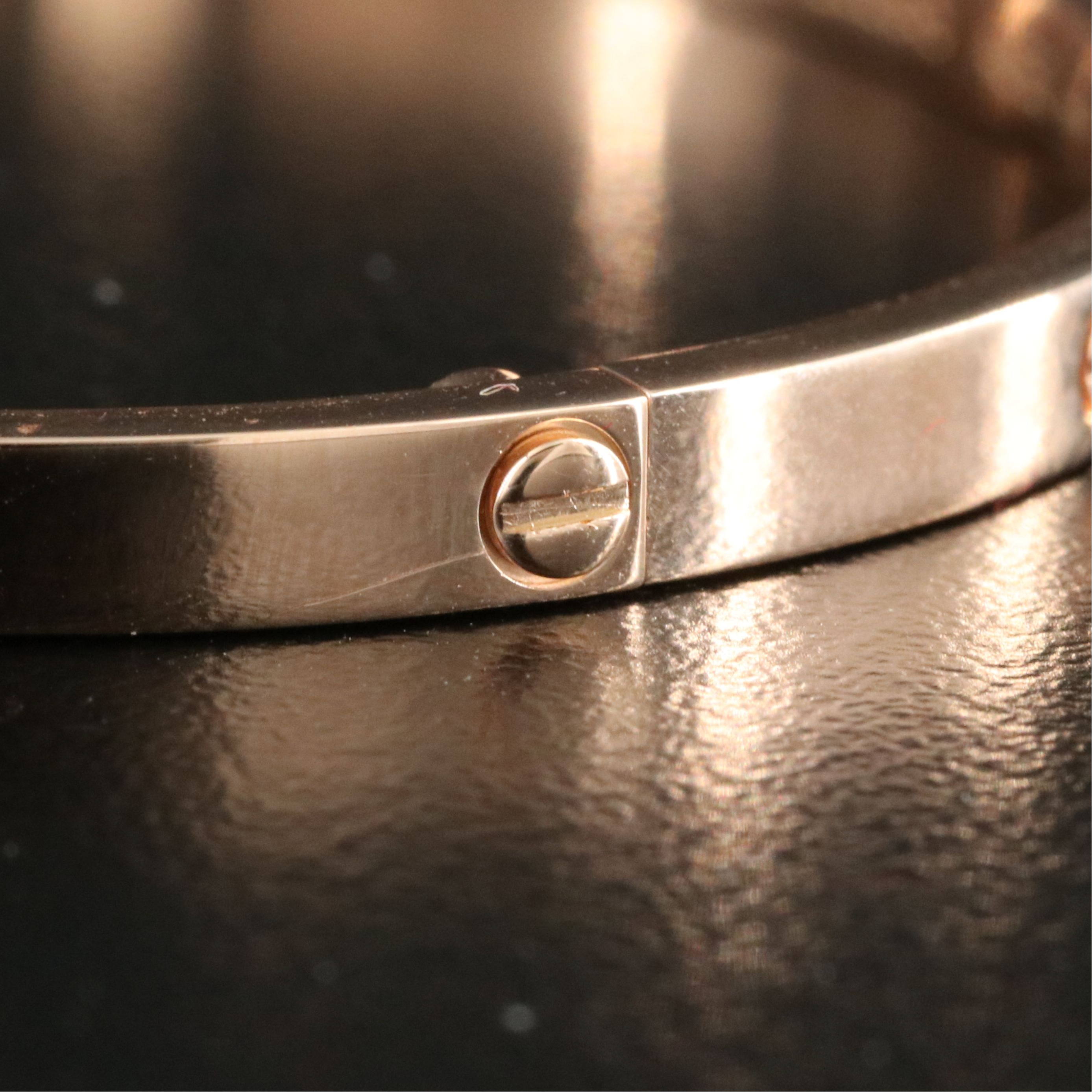 Cartier LOVE 18K Rose Gold Bracelet