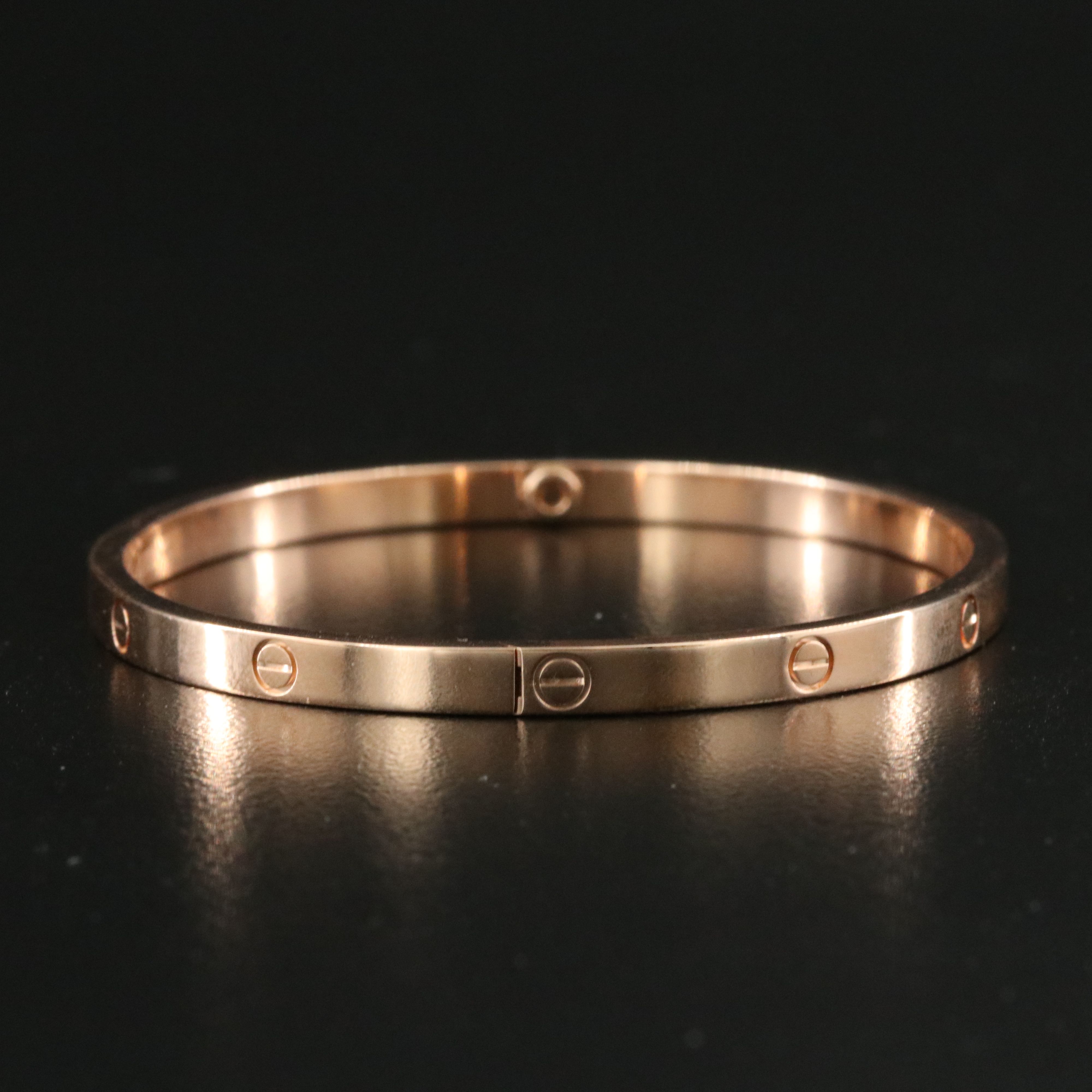 Cartier LOVE 18K Rose Gold Bracelet