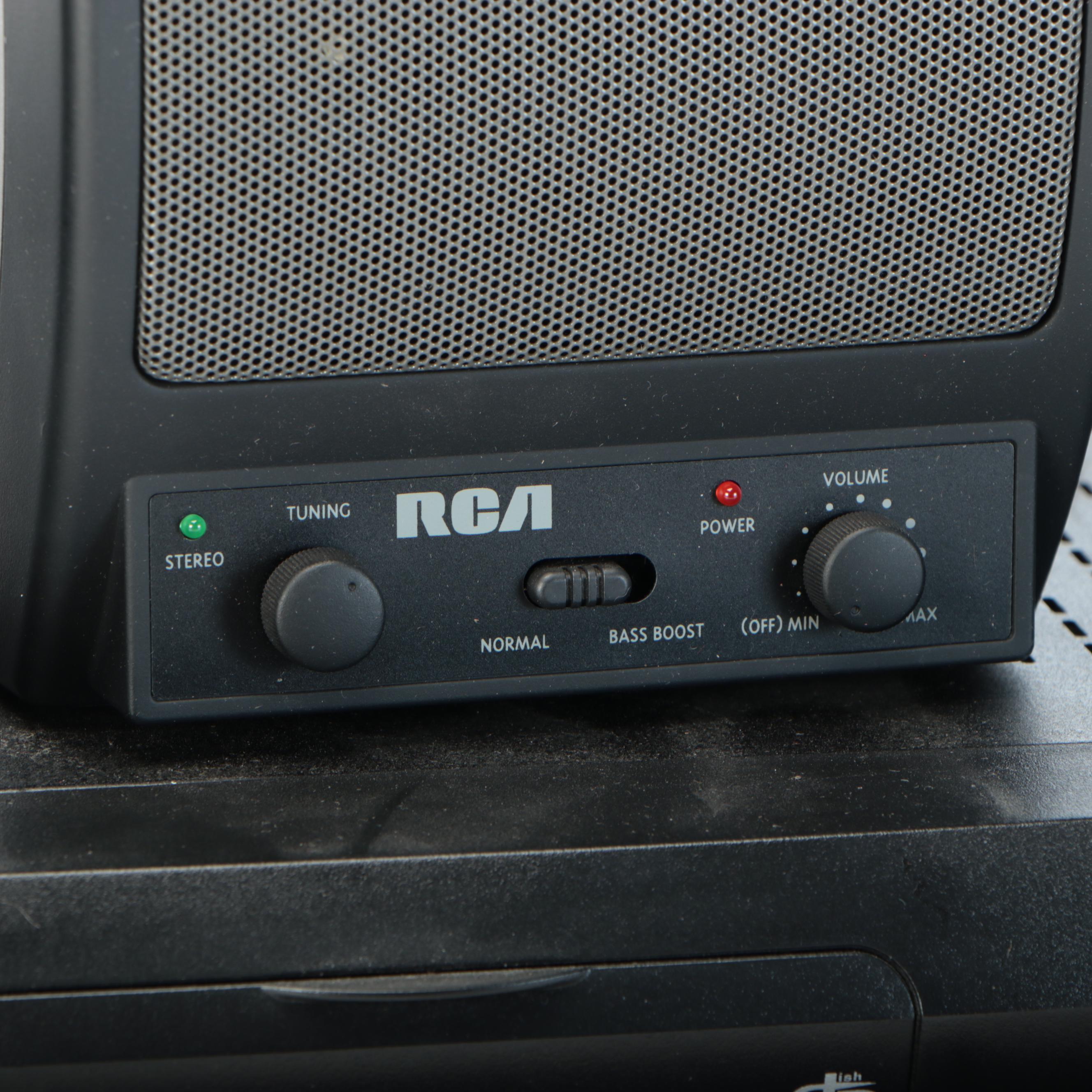 Technics Stereo Amplifier with AM/FM Stereo Tuner, Double Tape Deck, and More