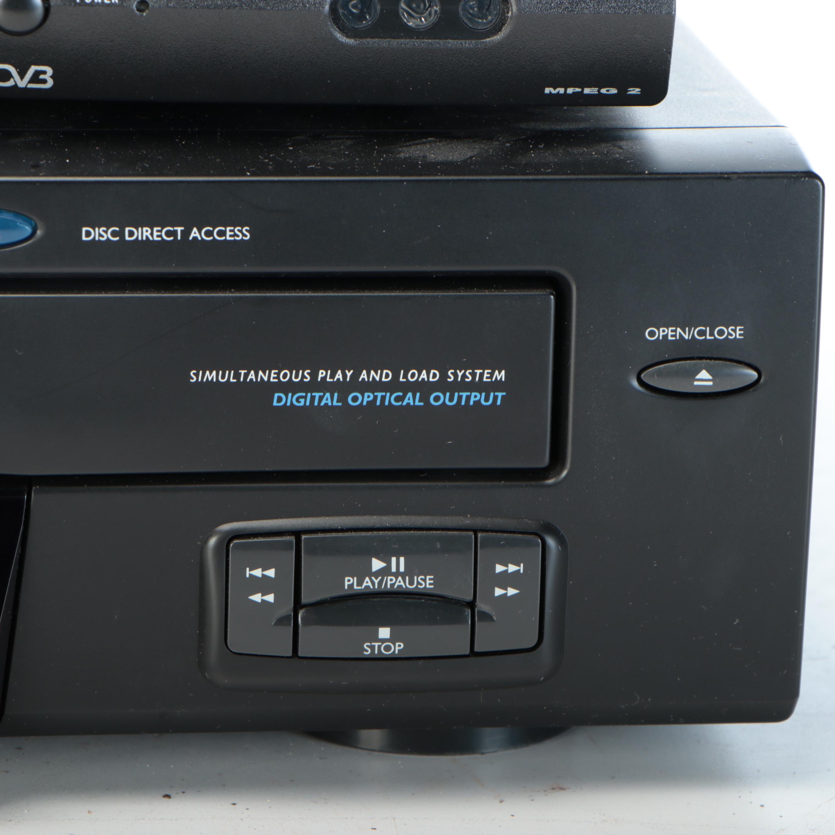 Technics Stereo Amplifier with AM/FM Stereo Tuner, Double Tape Deck, and More