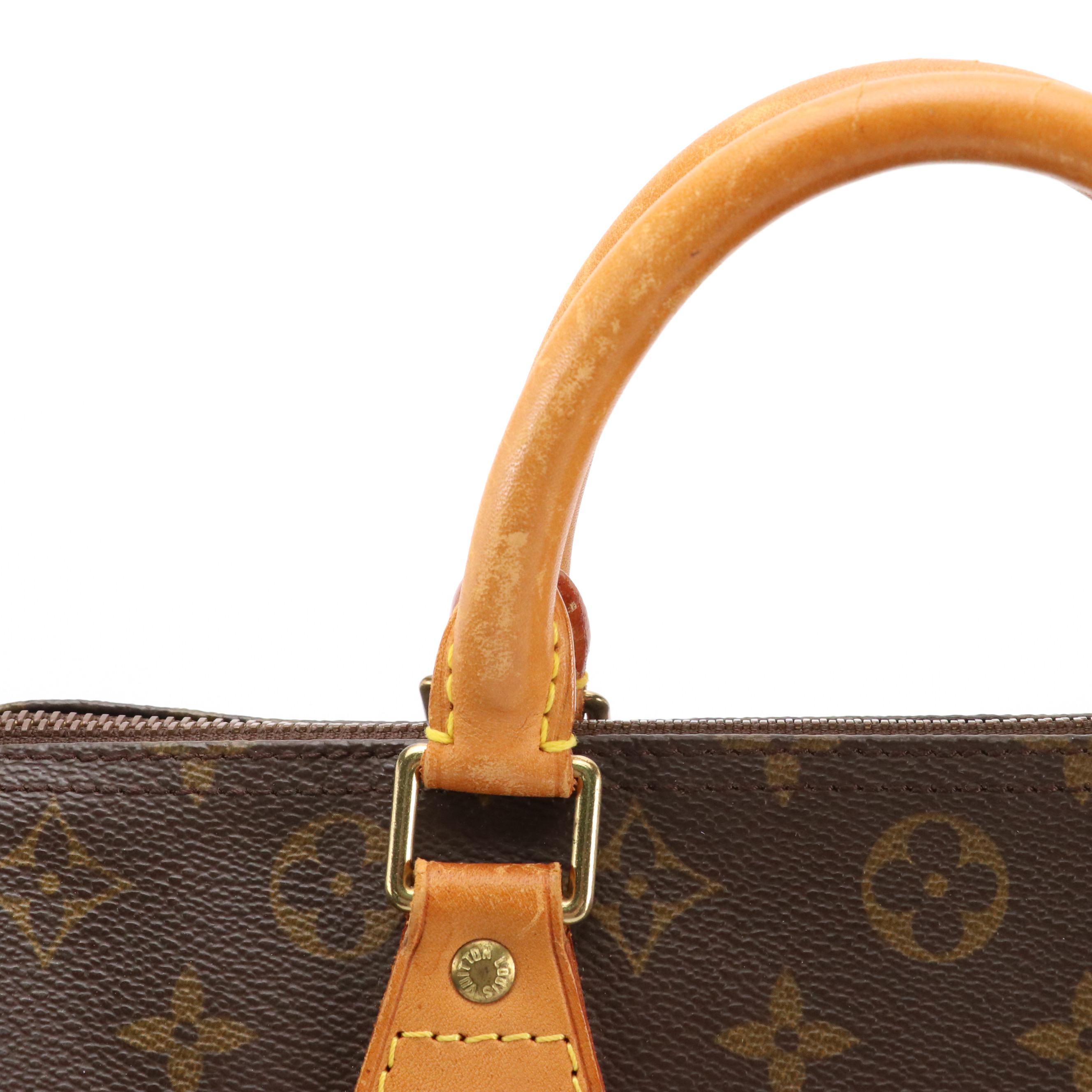 Louis Vuitton Speedy 30 Handbag in Monogram Canvas and Leather