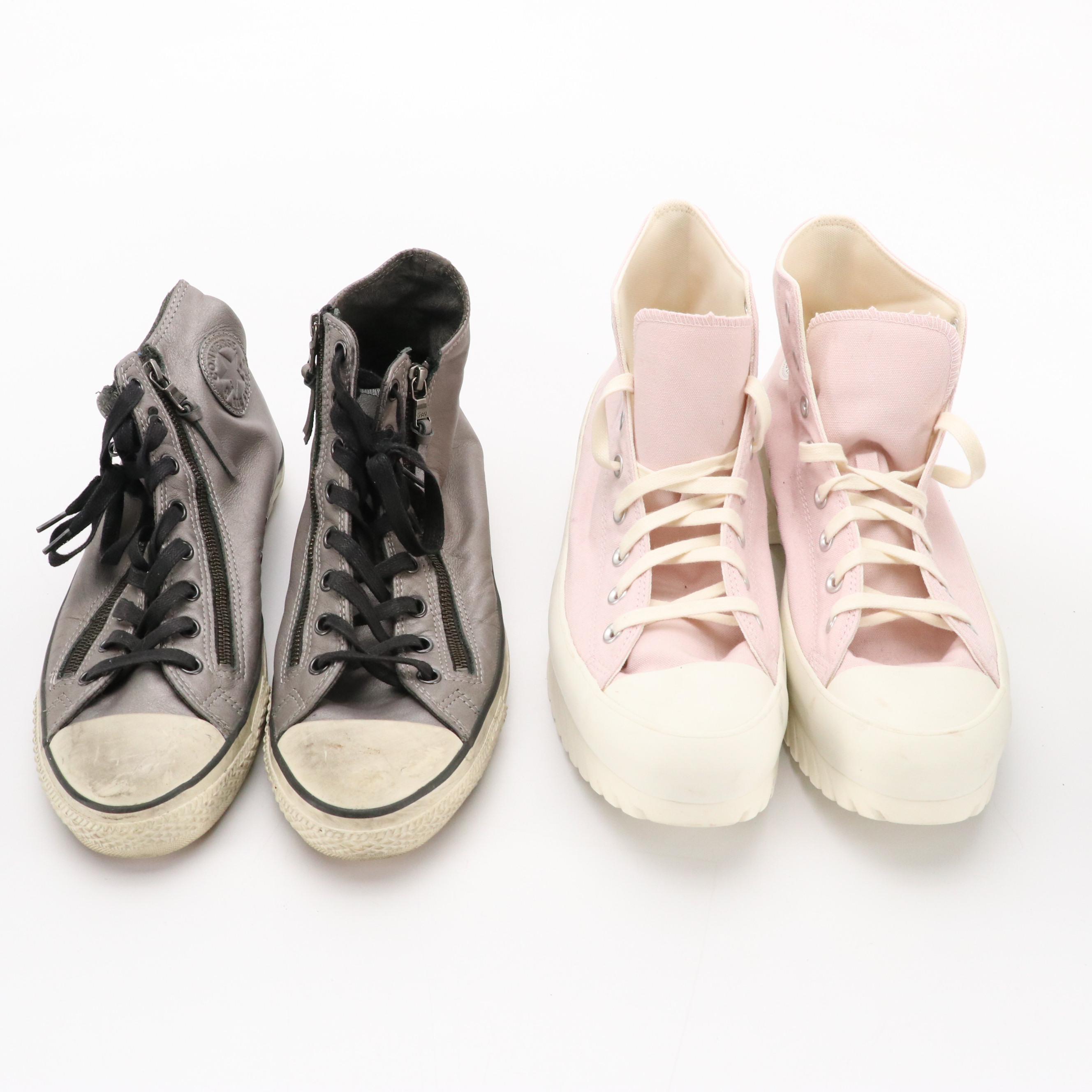 Unisex Converse Chuck Taylor All Star Lugged II and Double Zip High Top Sneakers