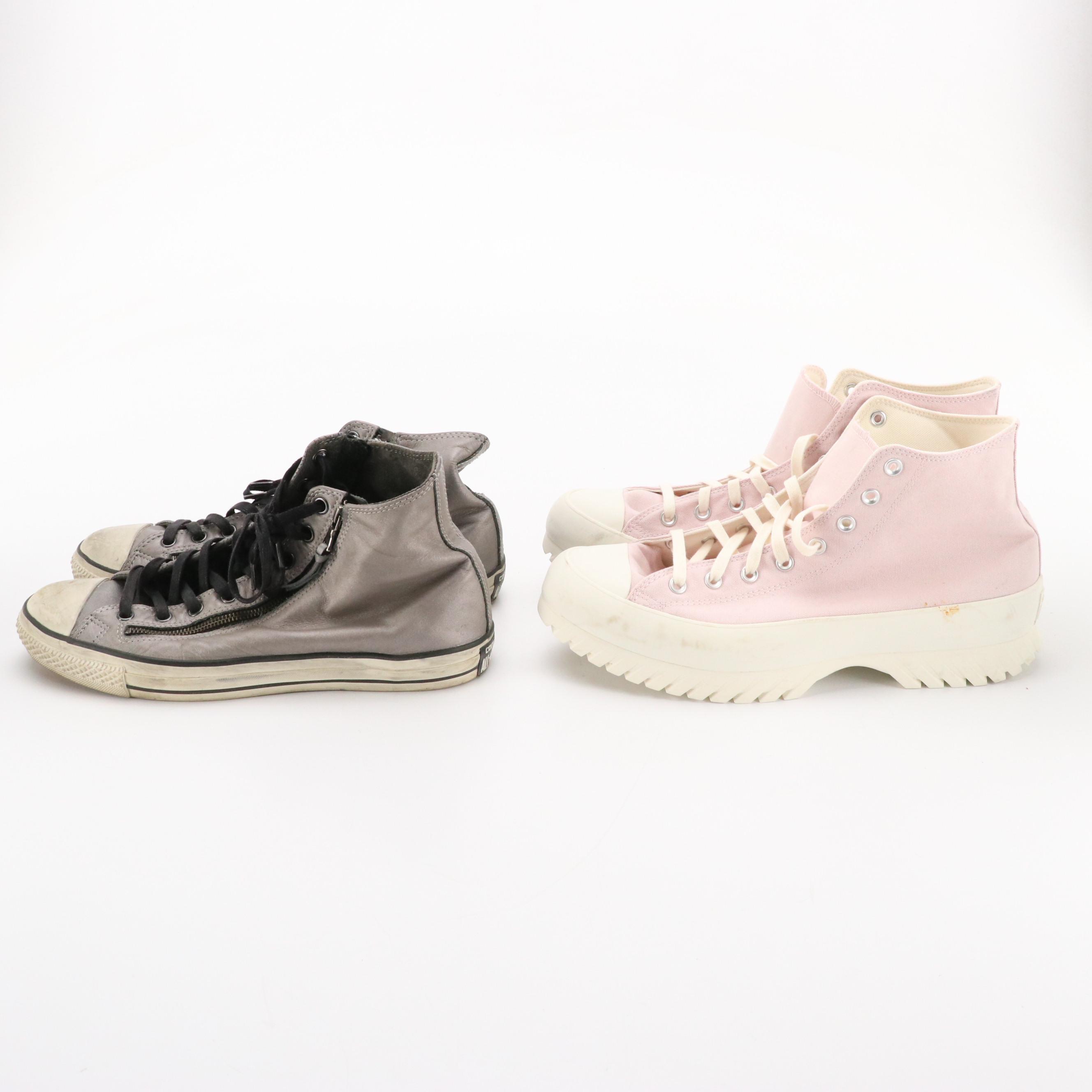 Unisex Converse Chuck Taylor All Star Lugged II and Double Zip High Top Sneakers