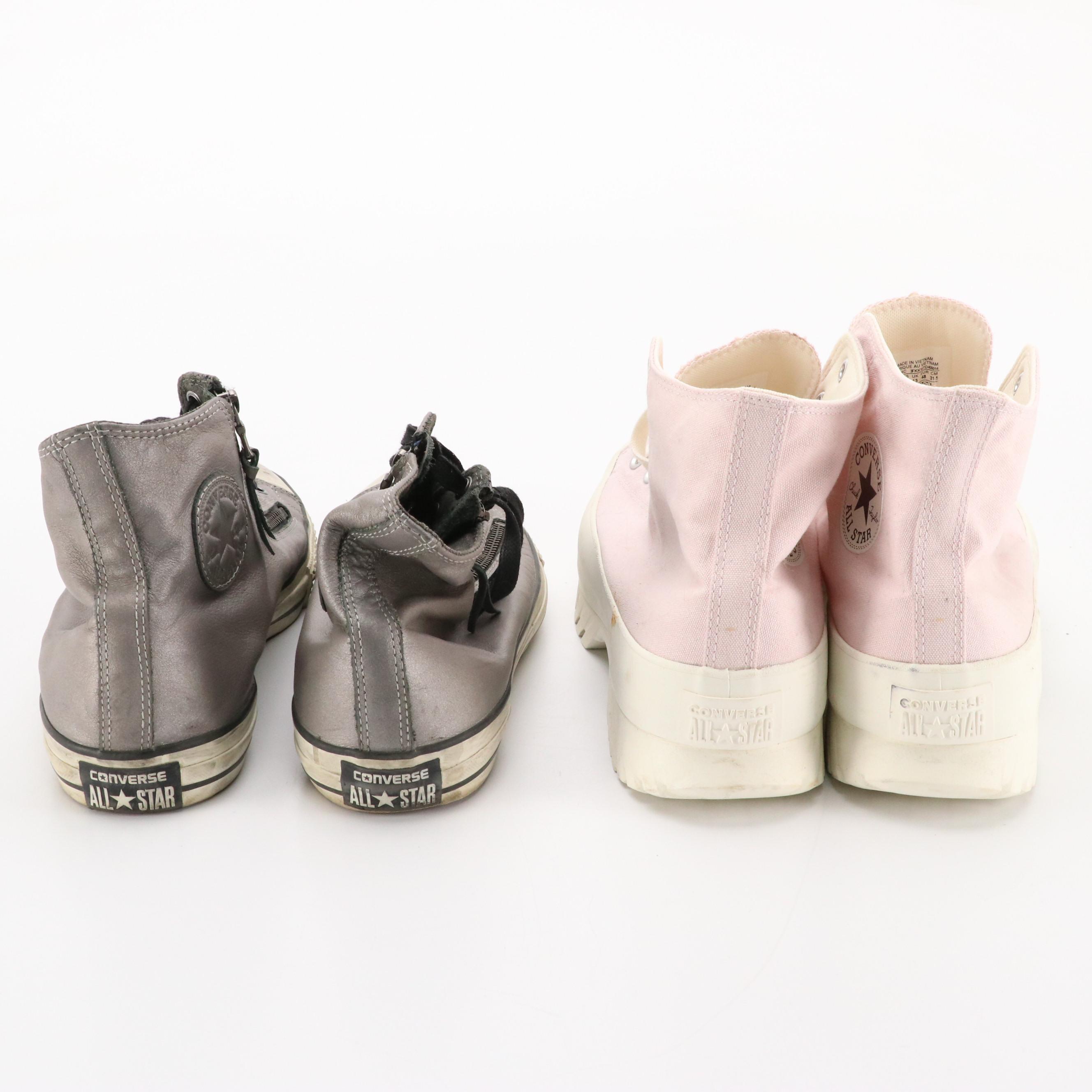 Unisex Converse Chuck Taylor All Star Lugged II and Double Zip High Top Sneakers