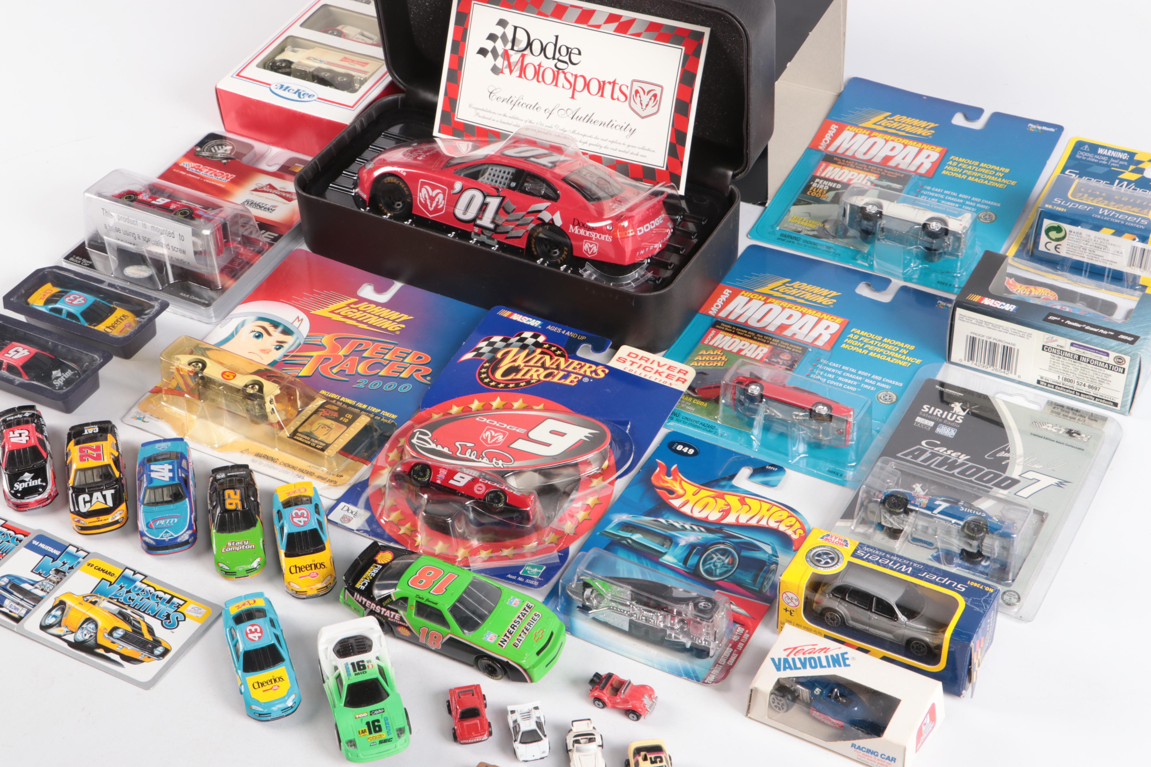 Hot Wheels and Diecast Car Collection Featuring Dodge Motorsports 1:24 Scale Car