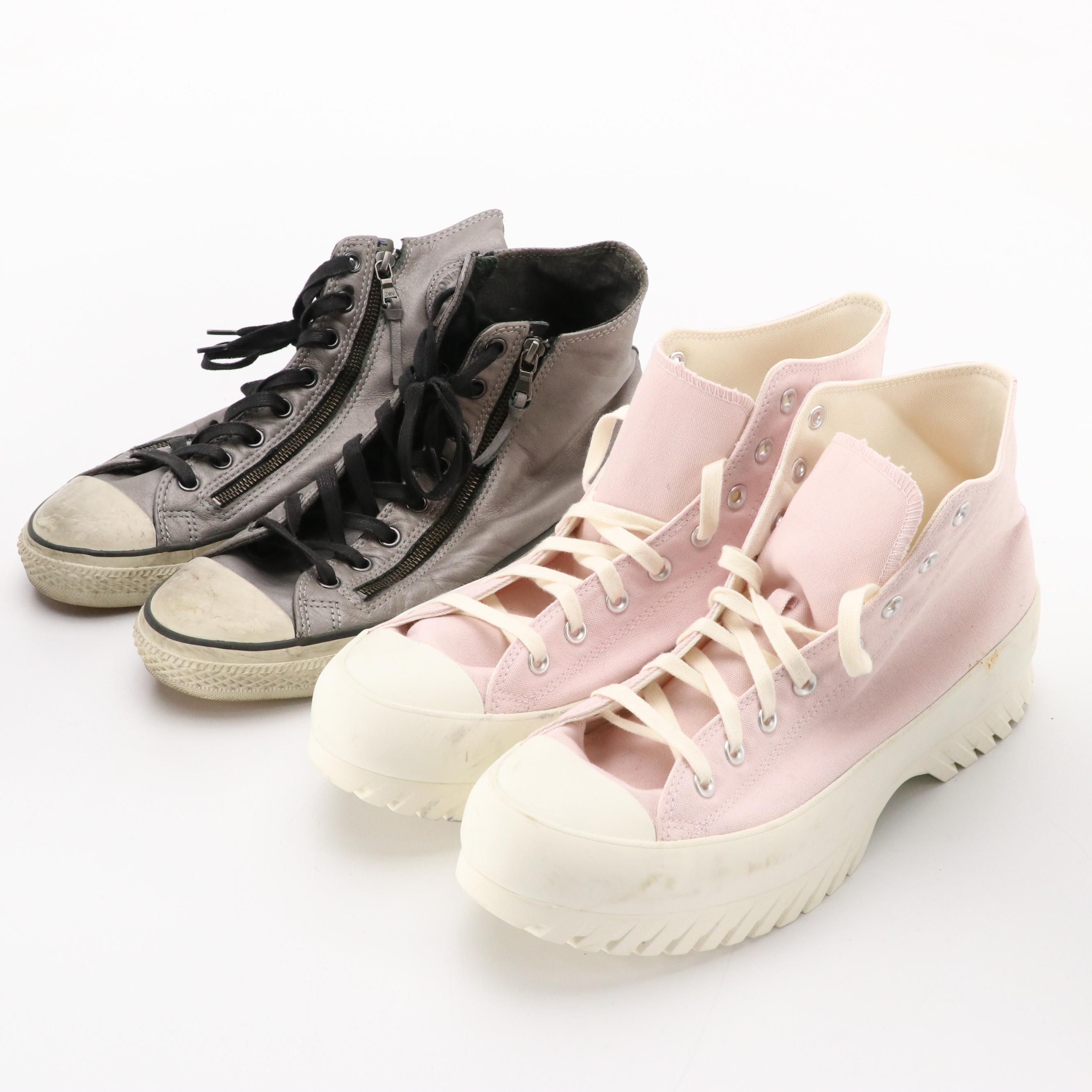 Unisex Converse Chuck Taylor All Star Lugged II and Double Zip High Top Sneakers