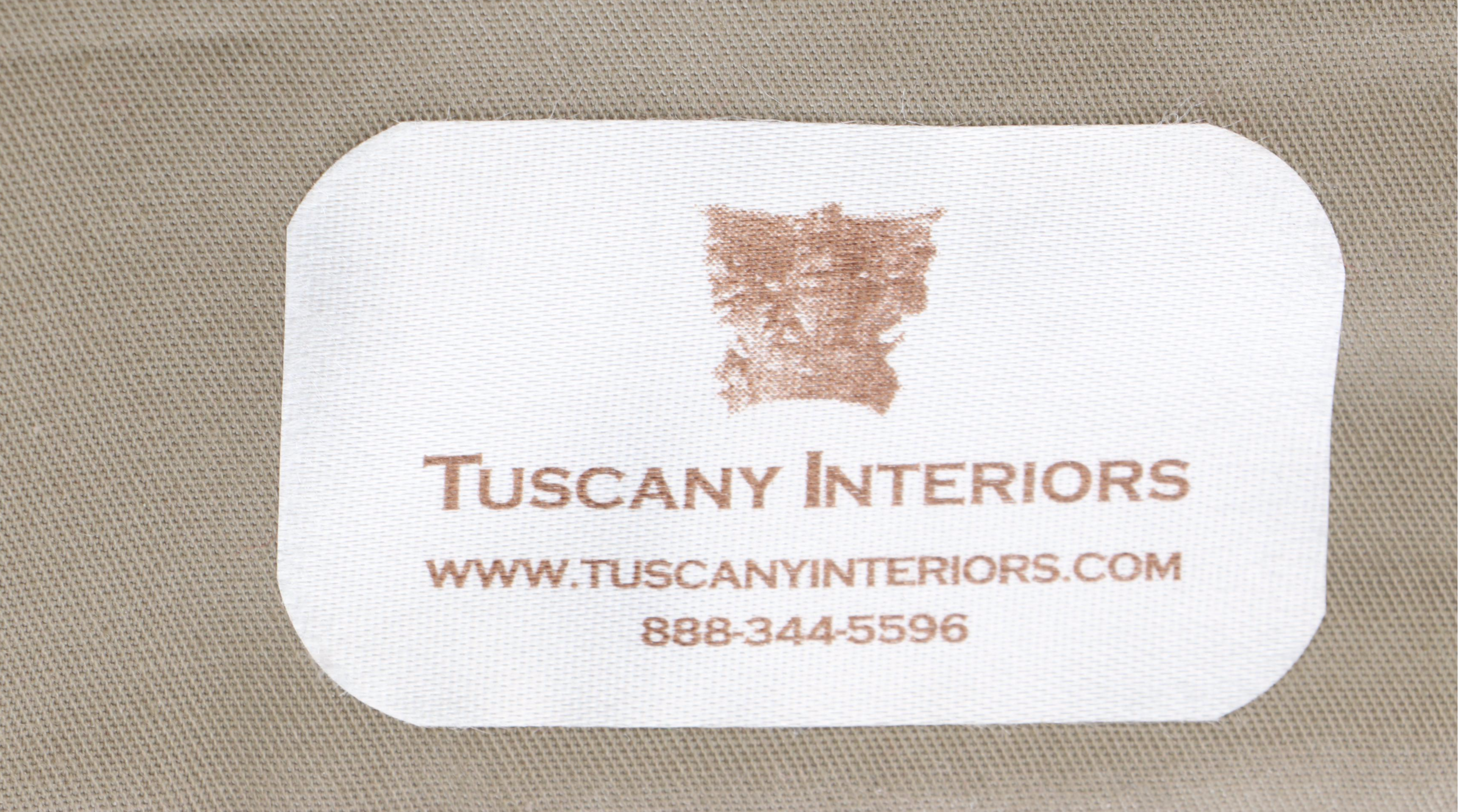 Tuscany Interiors Tapestry Heraldic Crest Panel with Hanging Rod