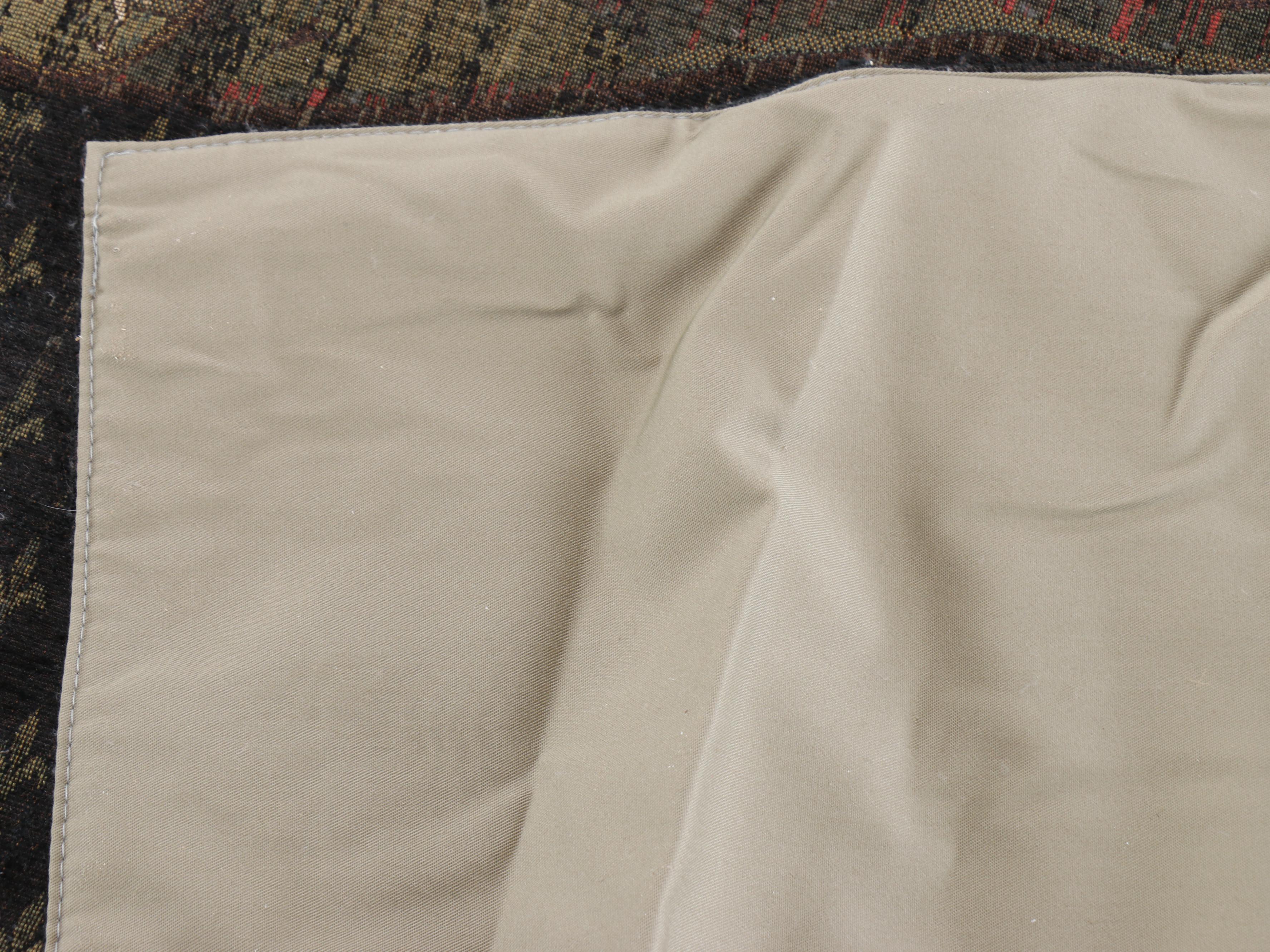 Tuscany Interiors Tapestry Heraldic Crest Panel with Hanging Rod