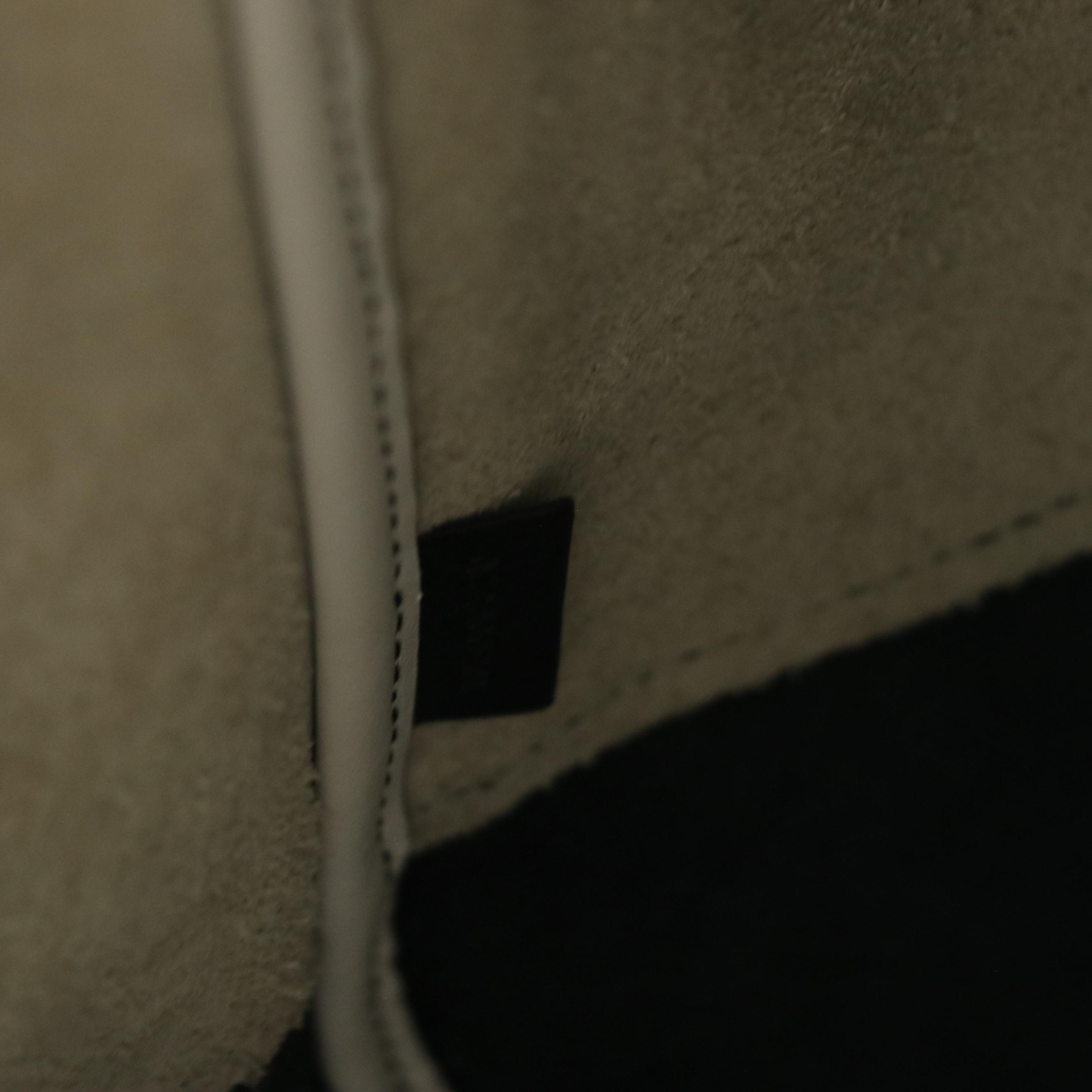 Proenza Schouler XL Ruched Tote in Black and Optic White Calfskin Leather