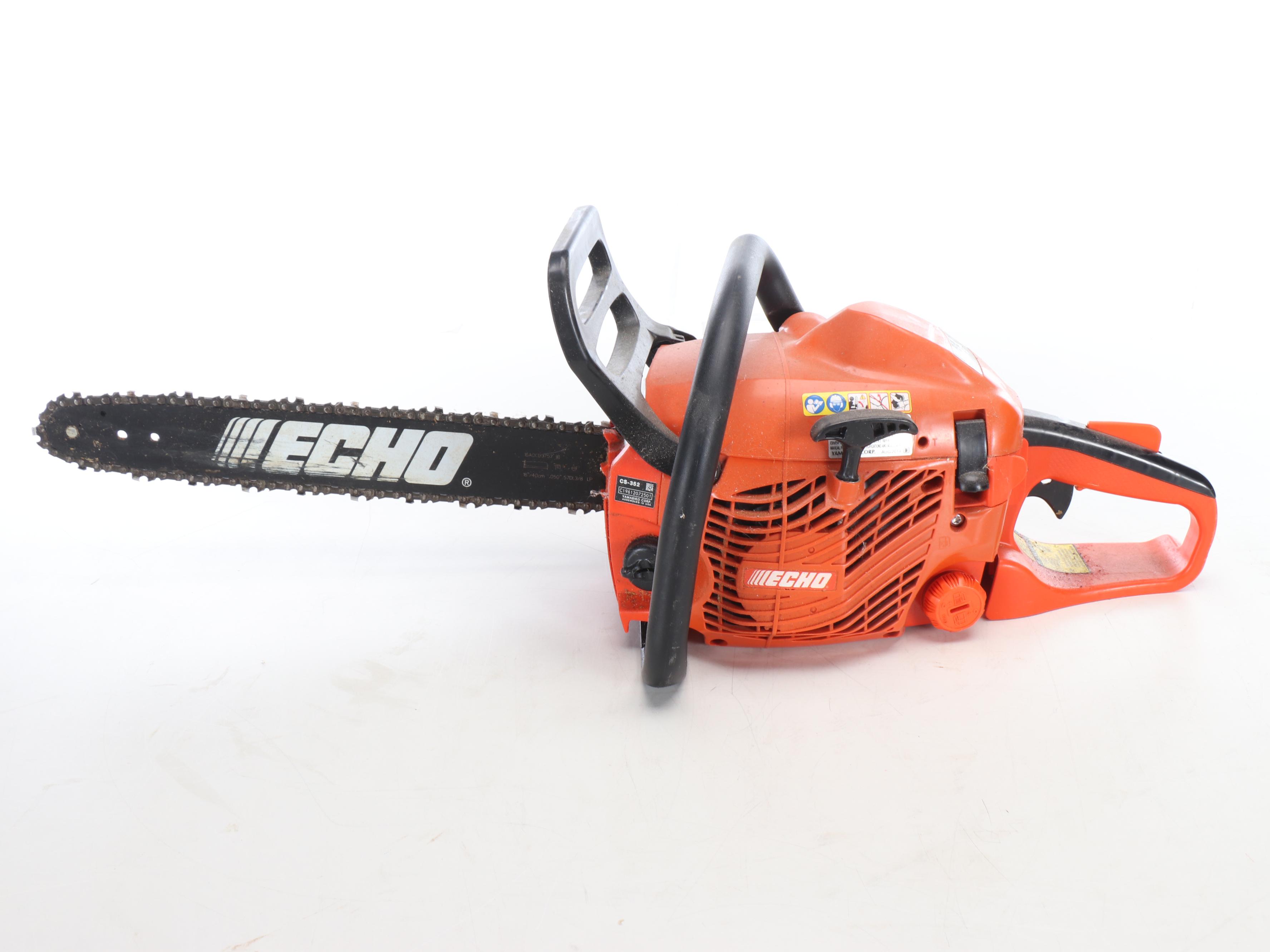 Central Pneumatic Air Compressor, Echo Chainsaw, Black+Decker Hedge Trimmer