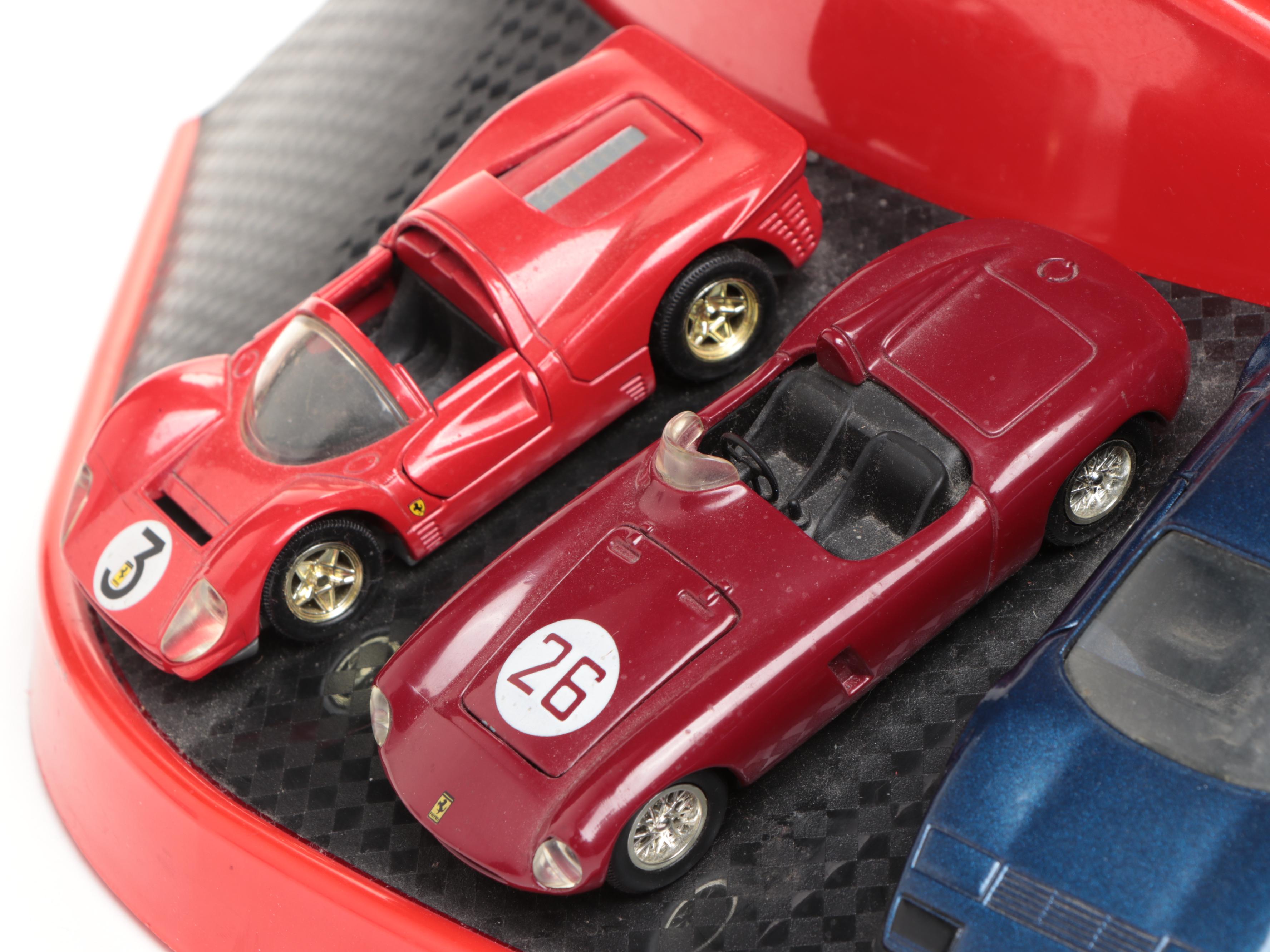 Collezione Shell Classico Ferrari Diecast Cars on Display