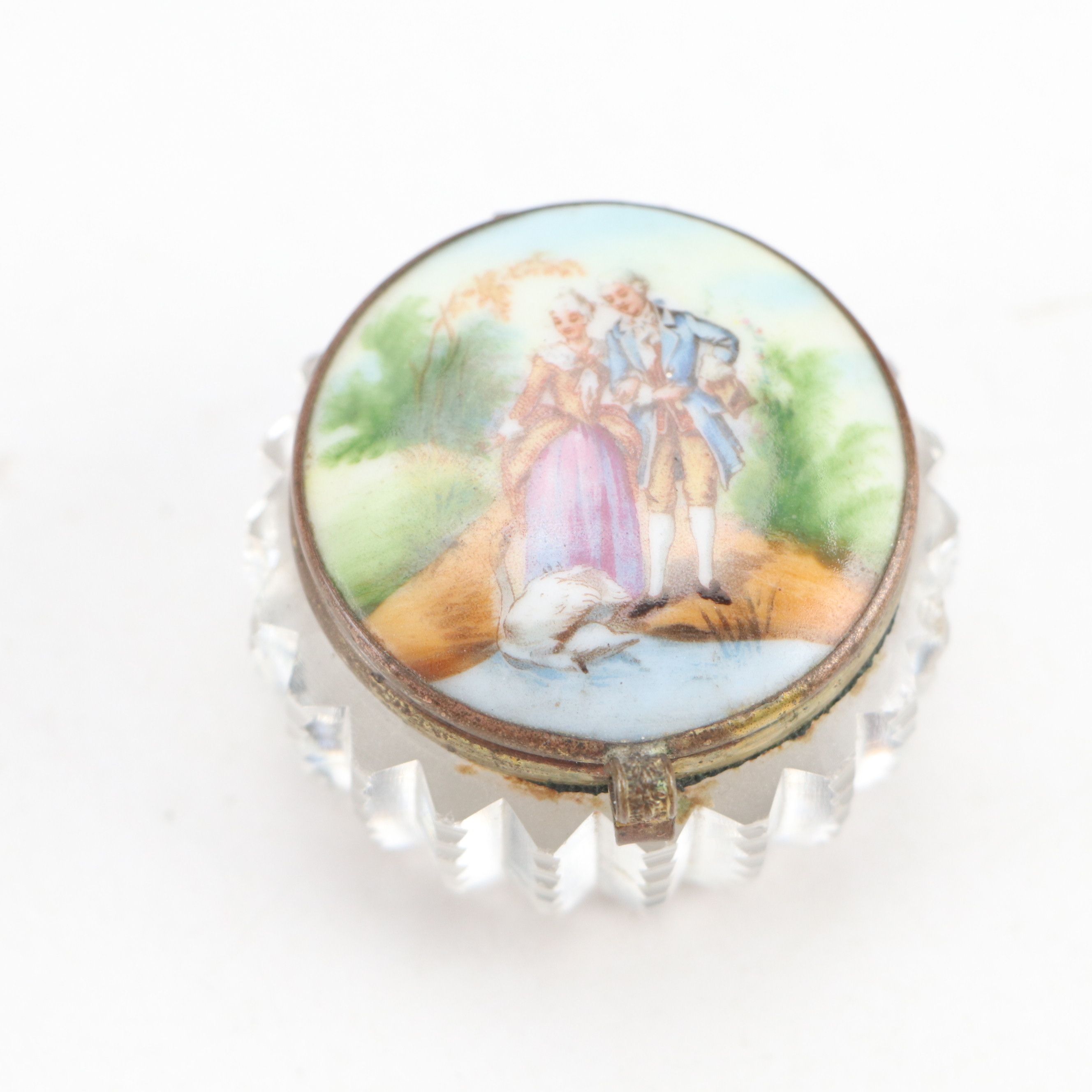 Limoges Castel Porcelain, Gdañsk and Other Patch Boxes