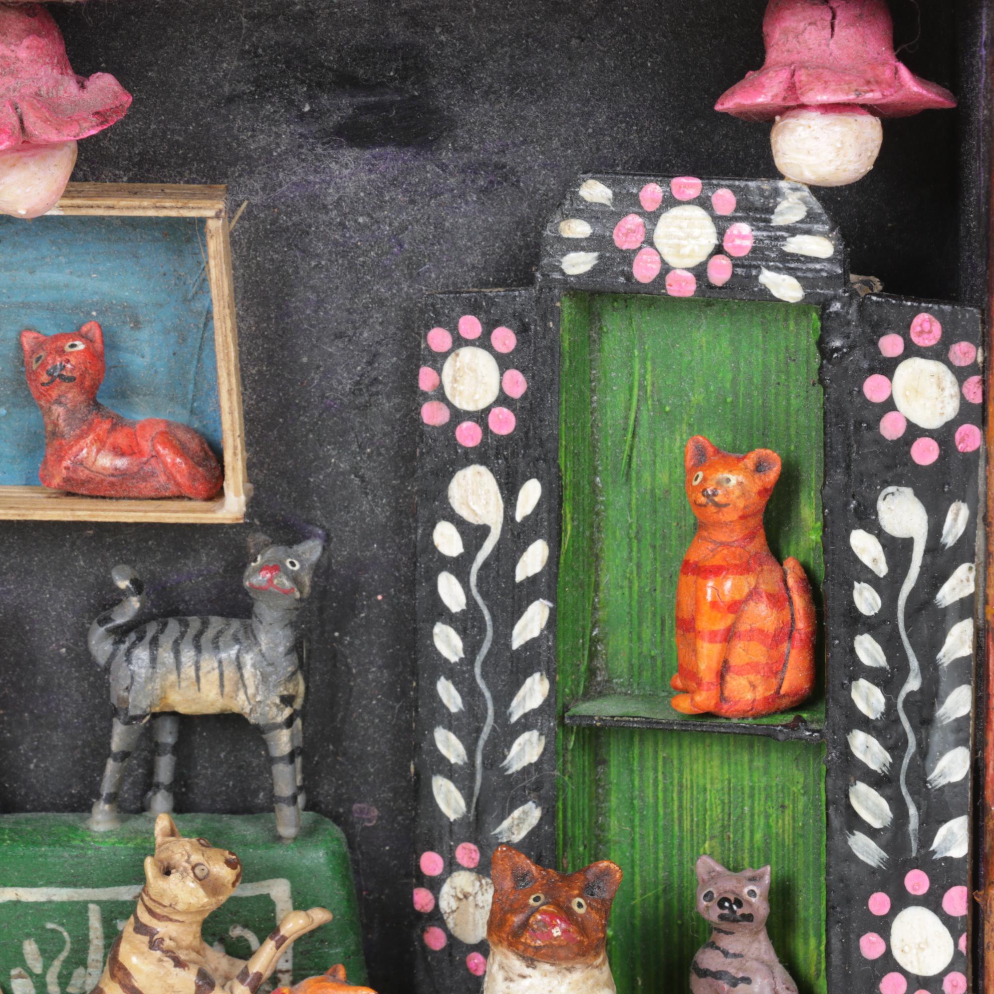 Eleudora Jimenez Peruvian Retablo Folk Art Diorama